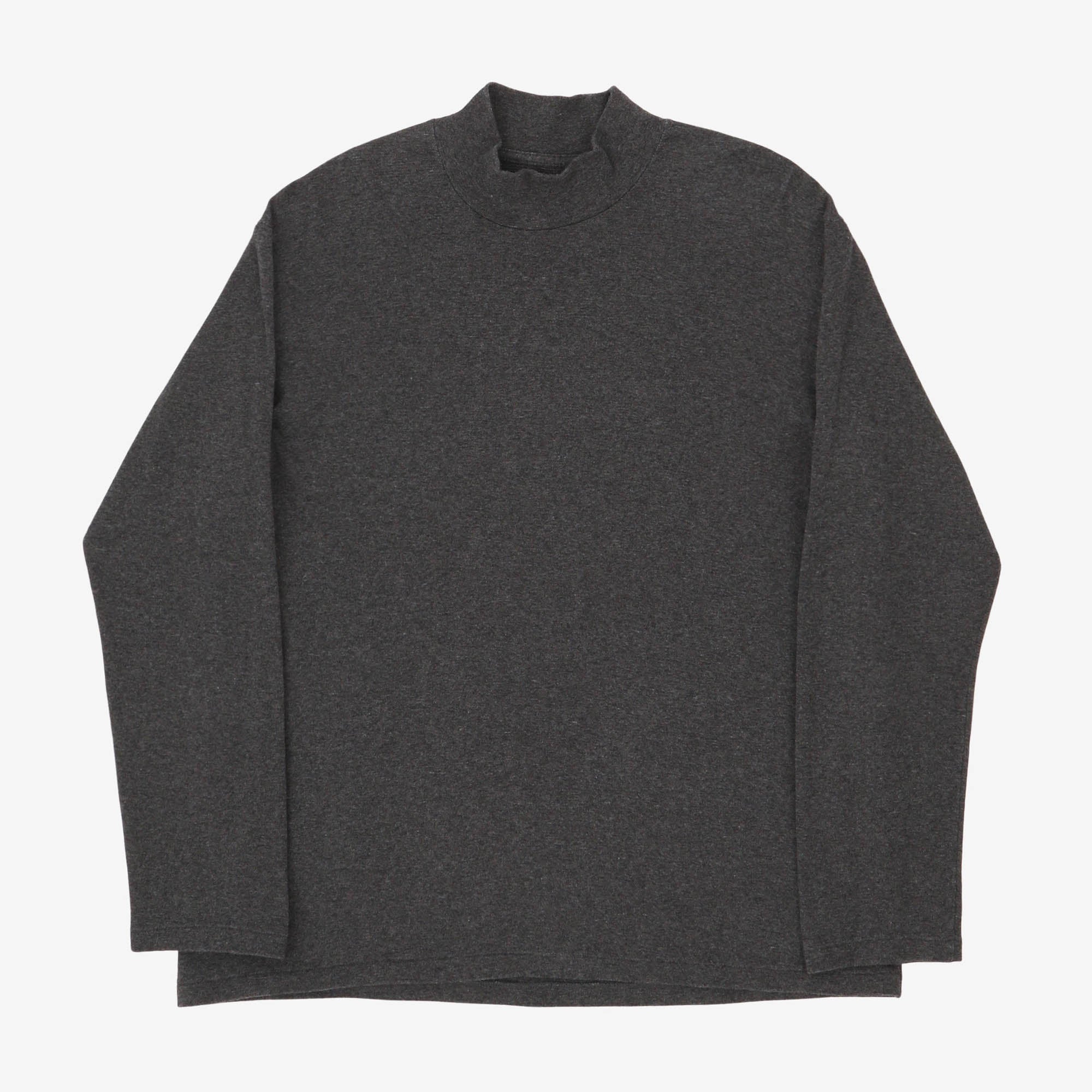Mock Neck LS Tee