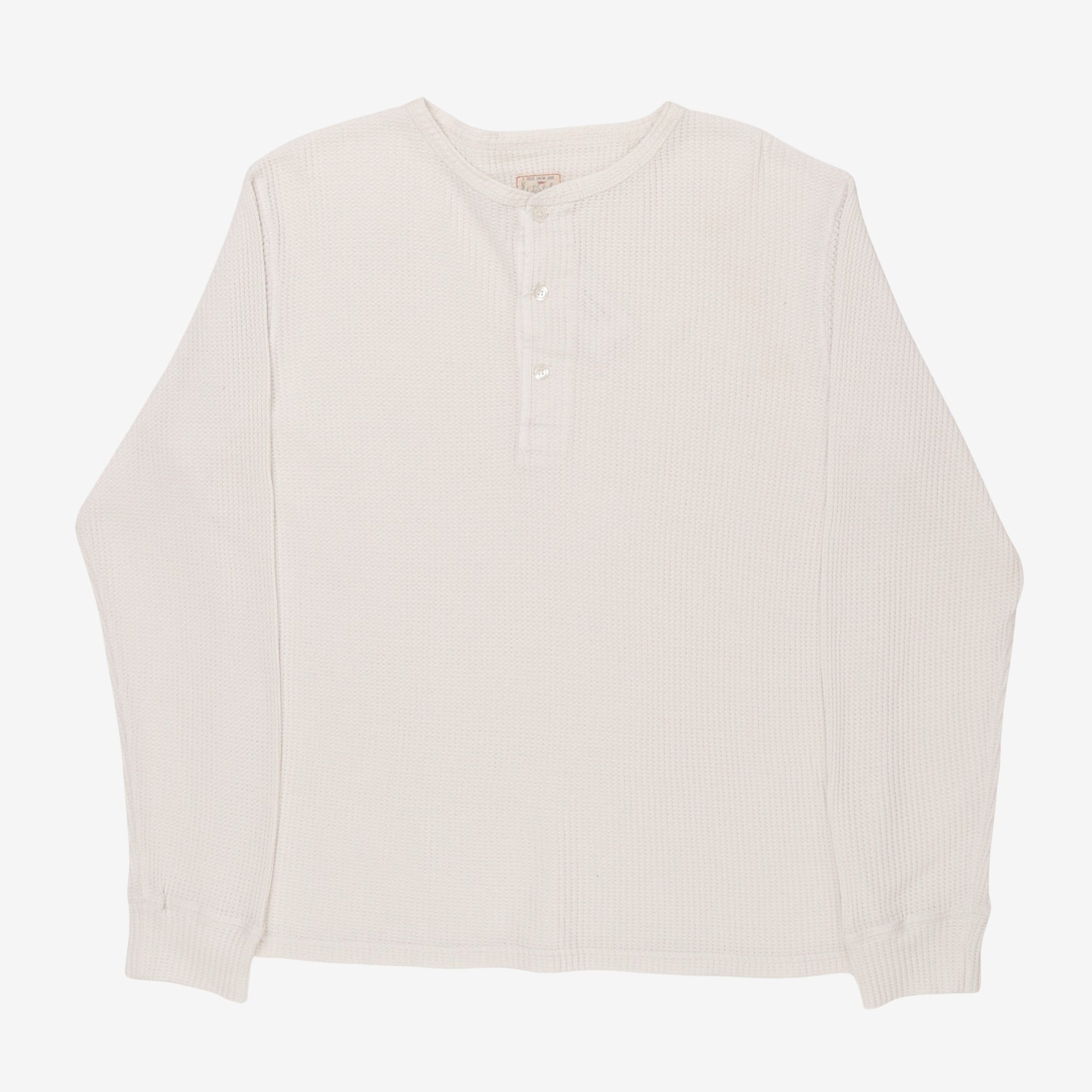 LS Waffle Knit Henley