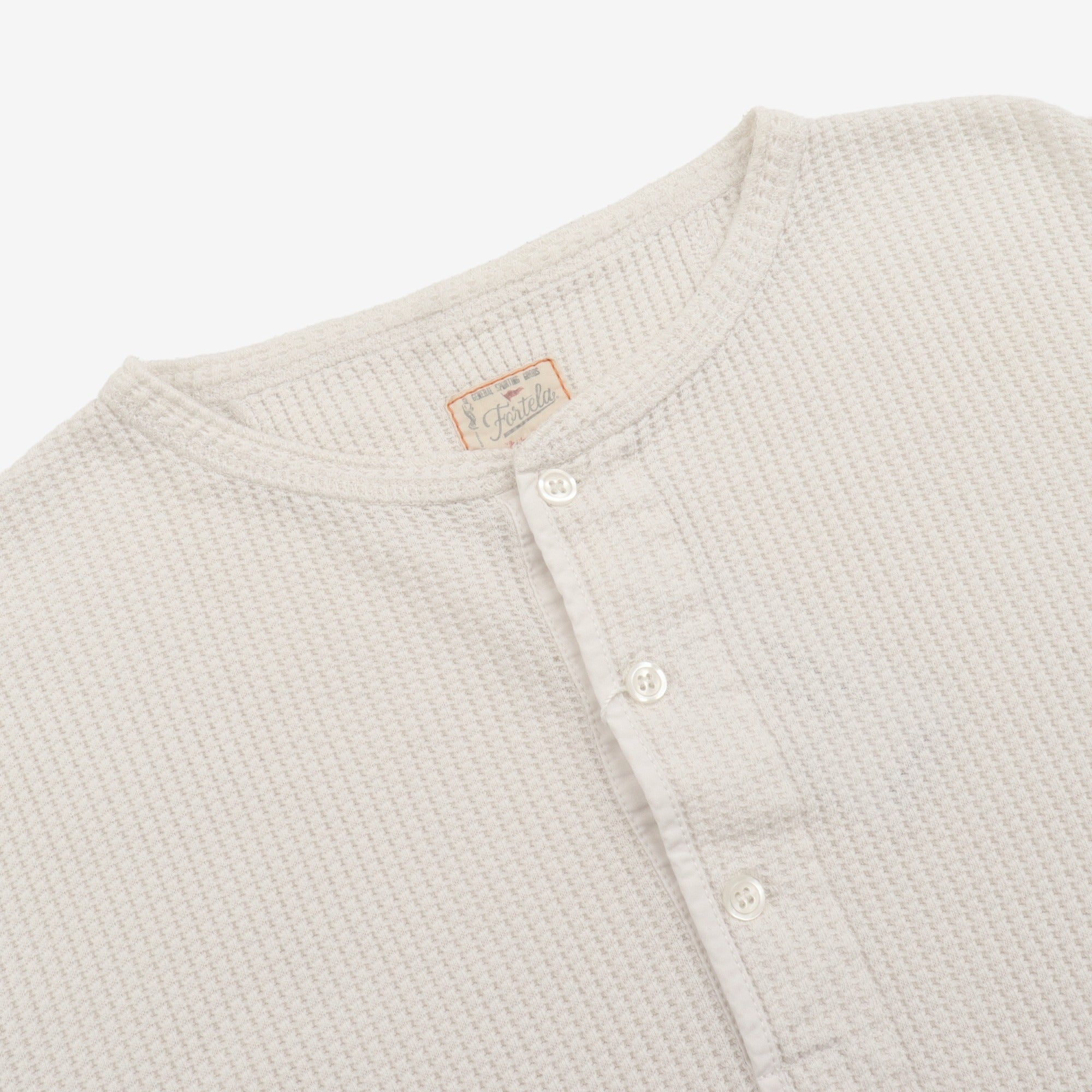 LS Waffle Knit Henley
