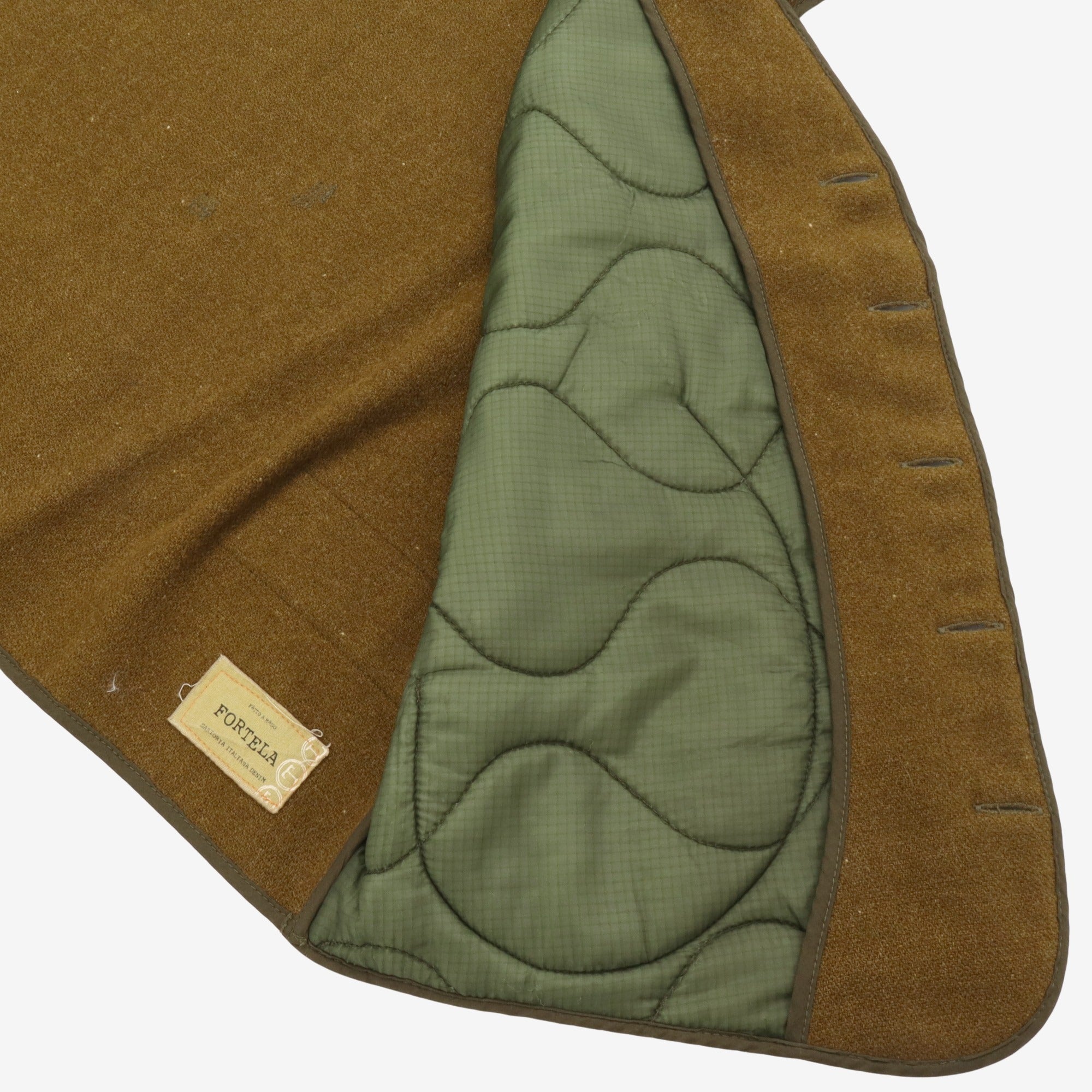 Squid Quilted Button Vest