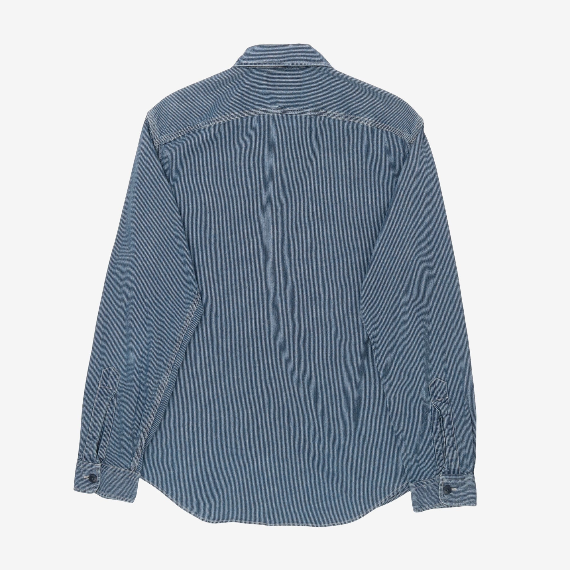 Striped Denim Work Shirt