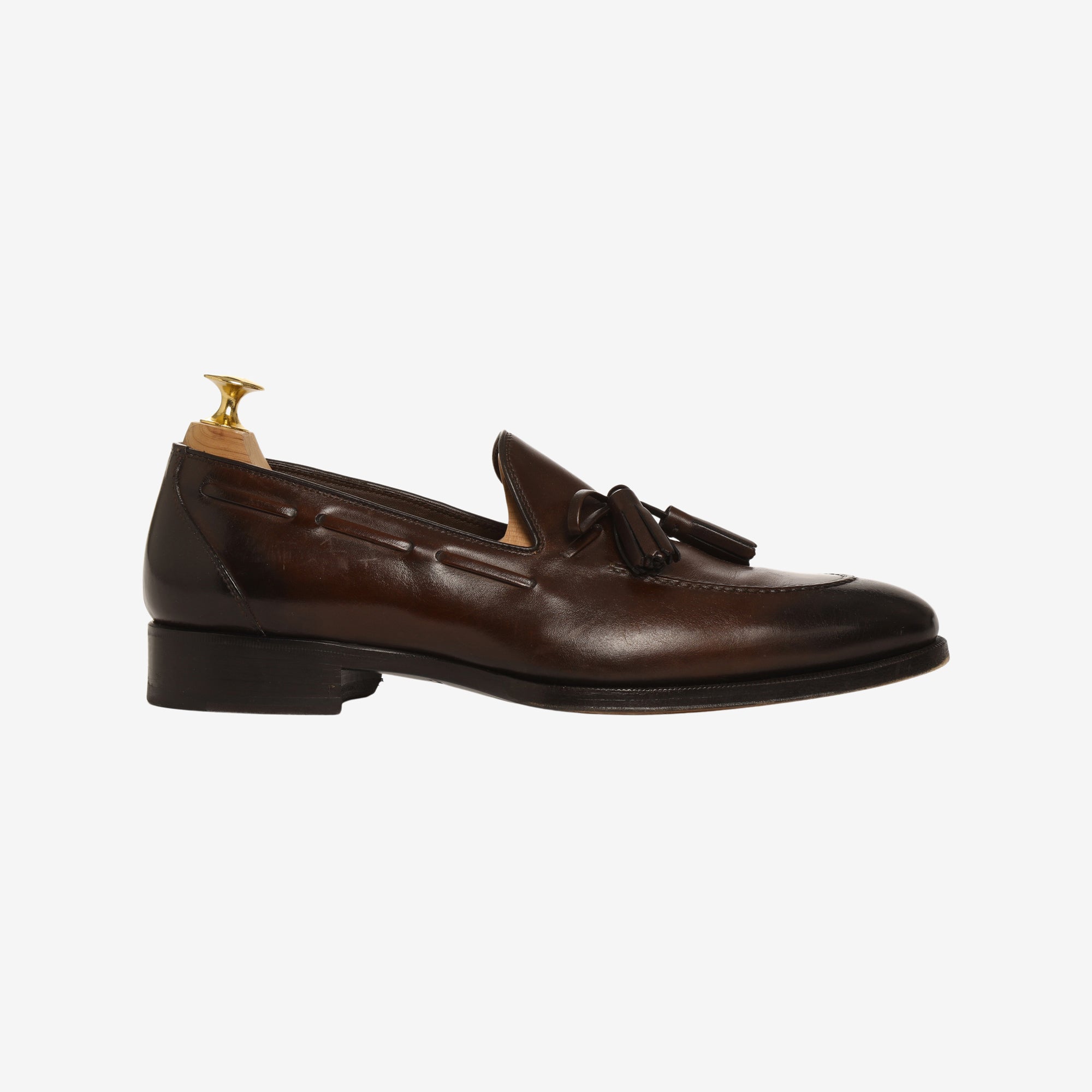 Two Tone Tassel Loafers + Trees