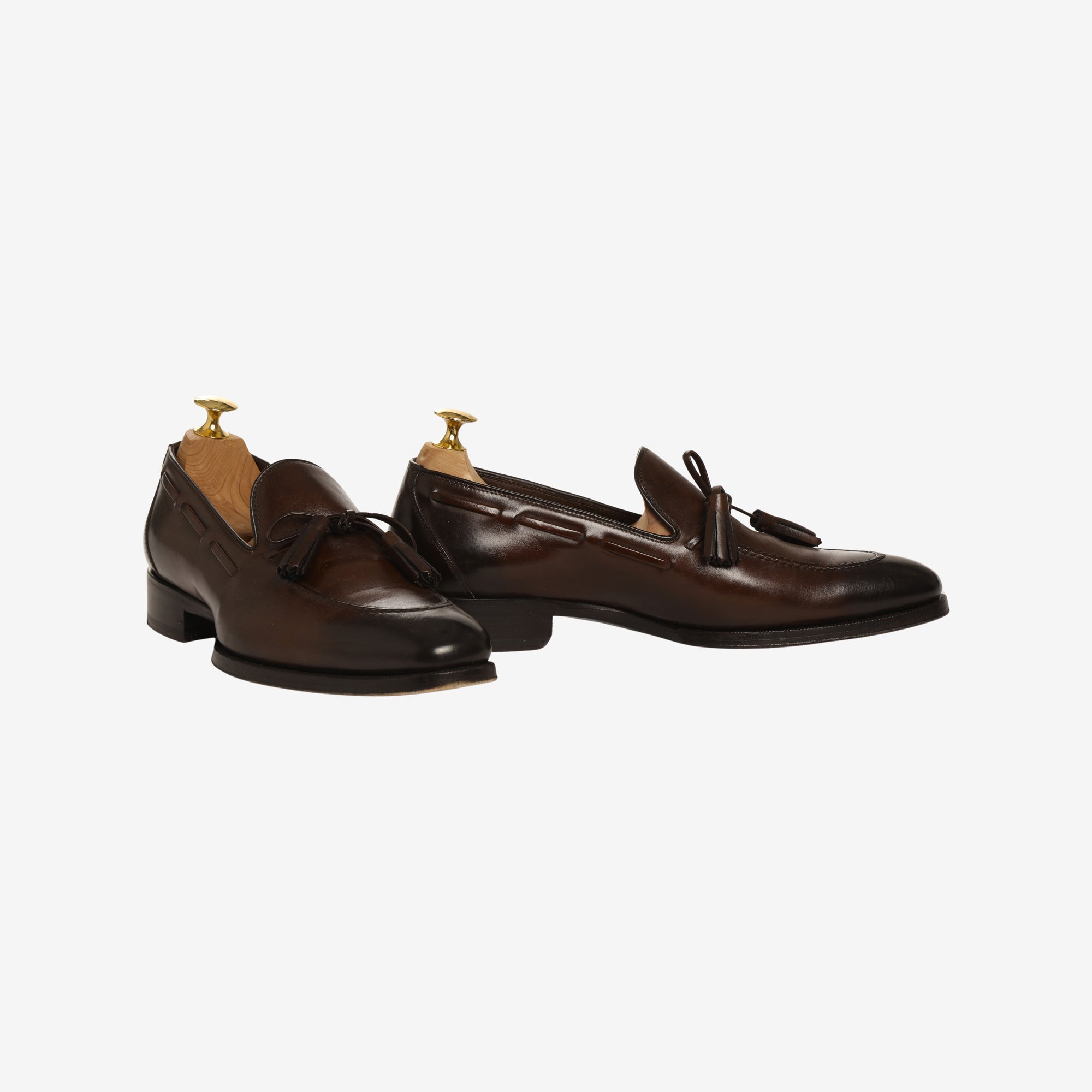 Two Tone Tassel Loafers + Trees