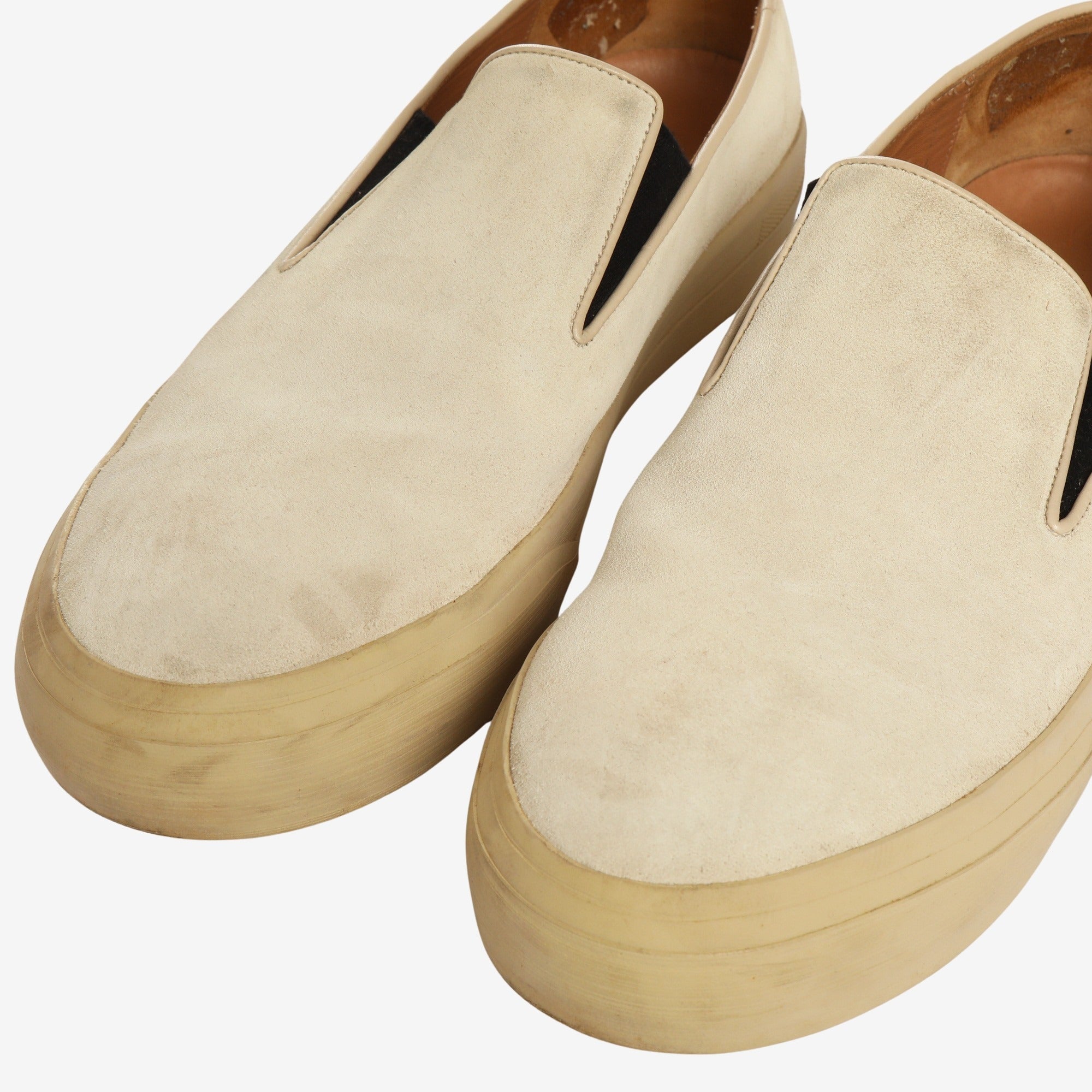 Suede Slip On Sneakers