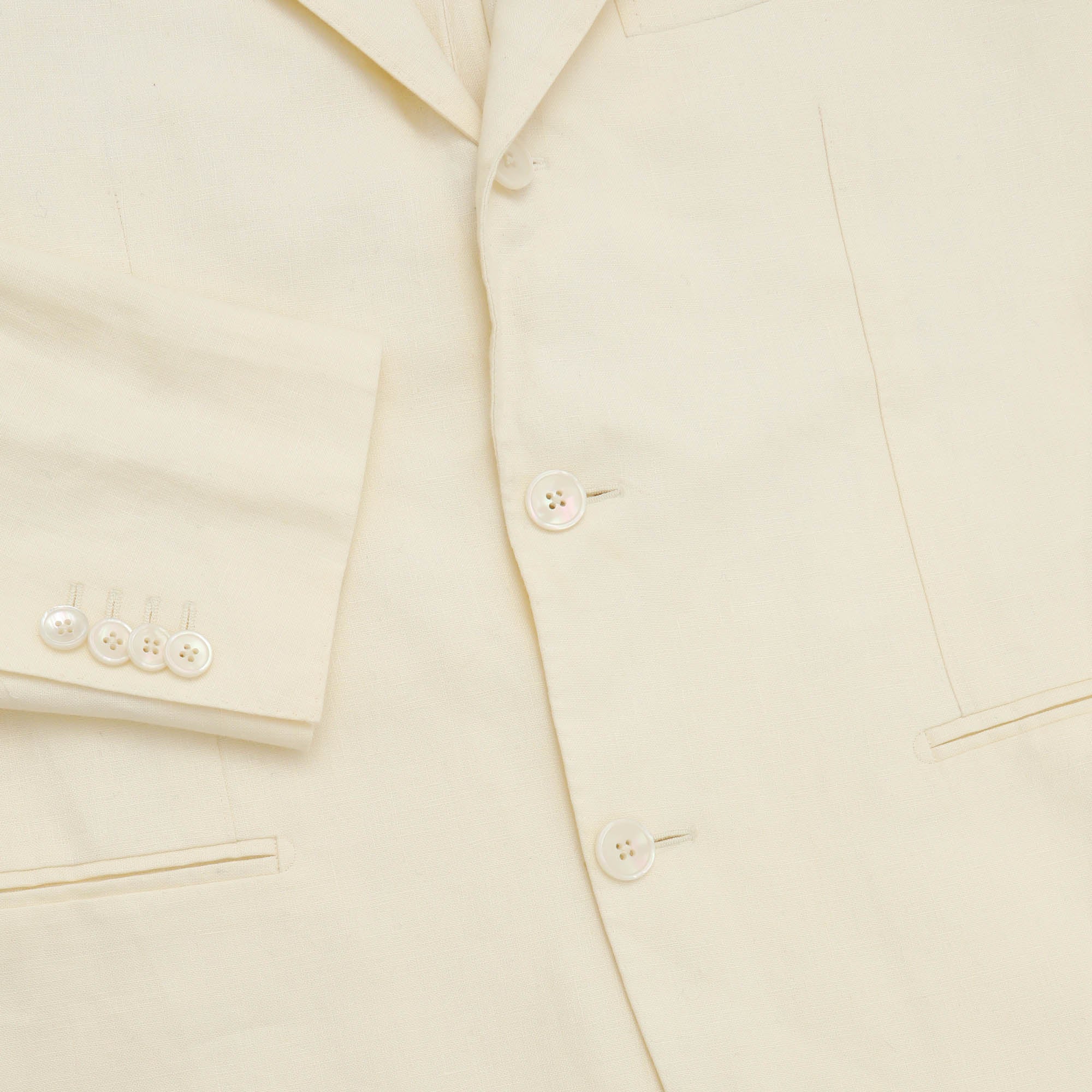 Roma Jetted Linen Suit