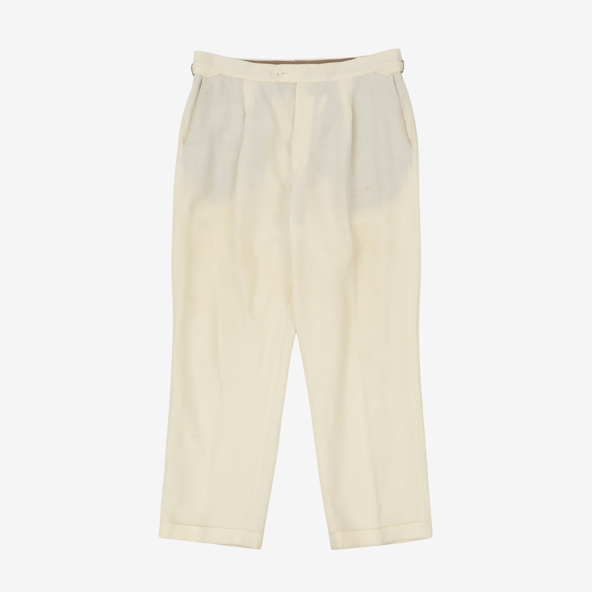 Roma Jetted Linen Suit