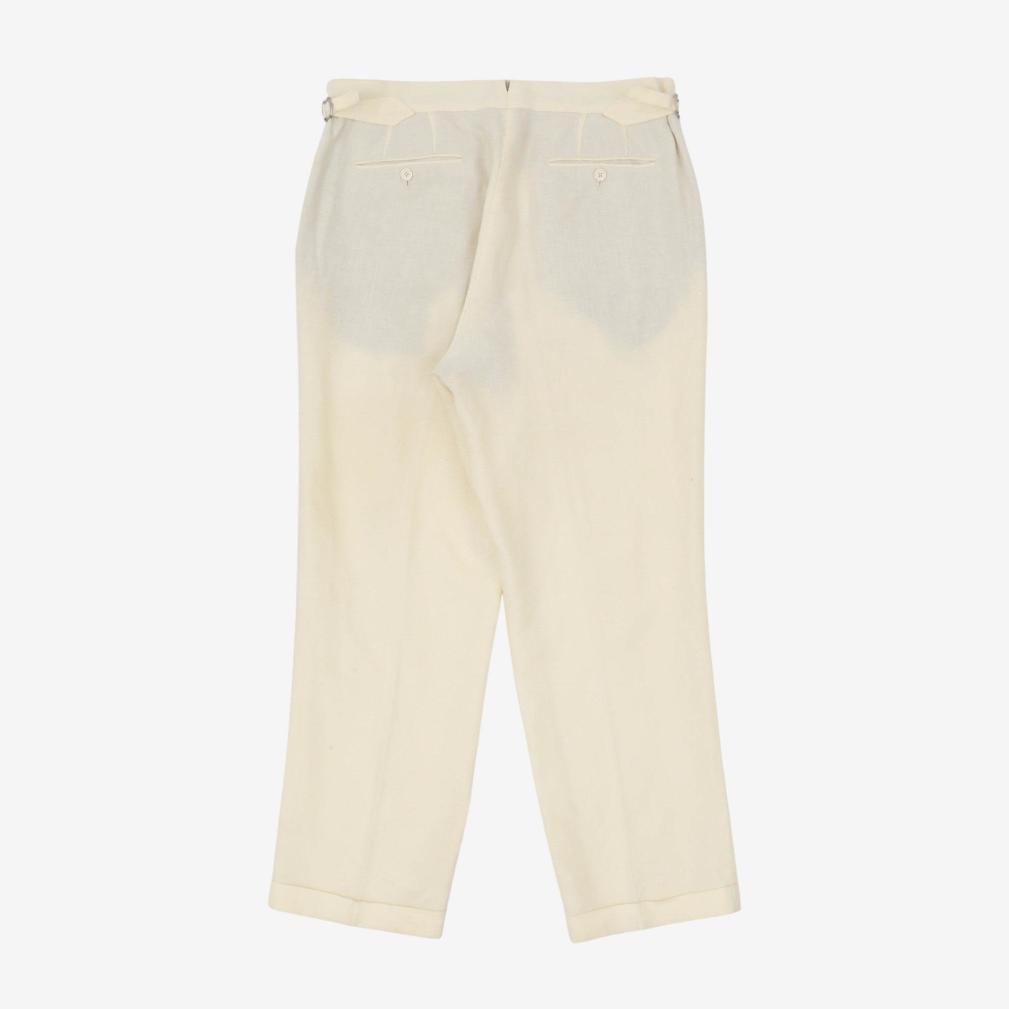 Roma Jetted Linen Suit