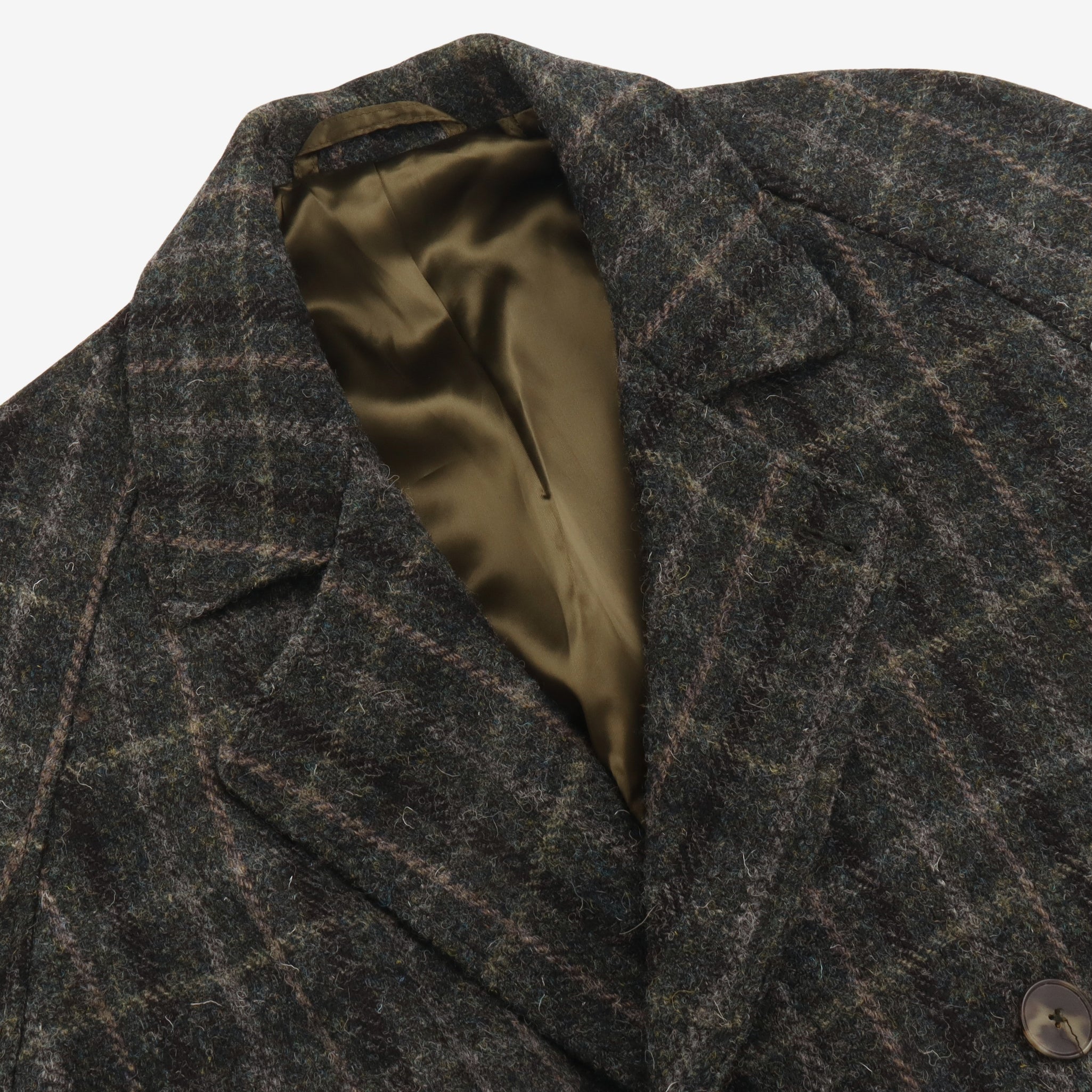 DB Belted Checked Wool Coat