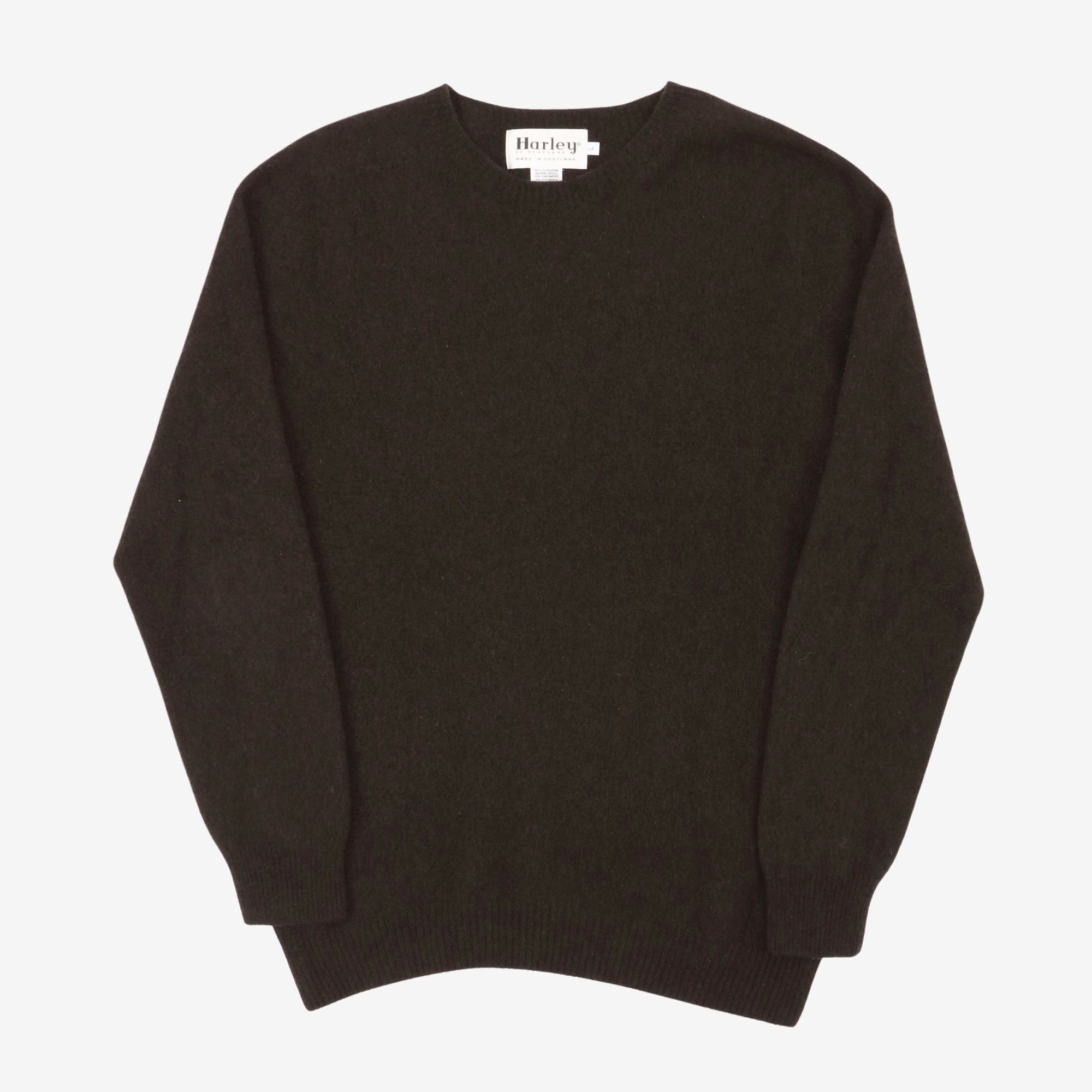 Seamless Wool Crewneck Sweater
