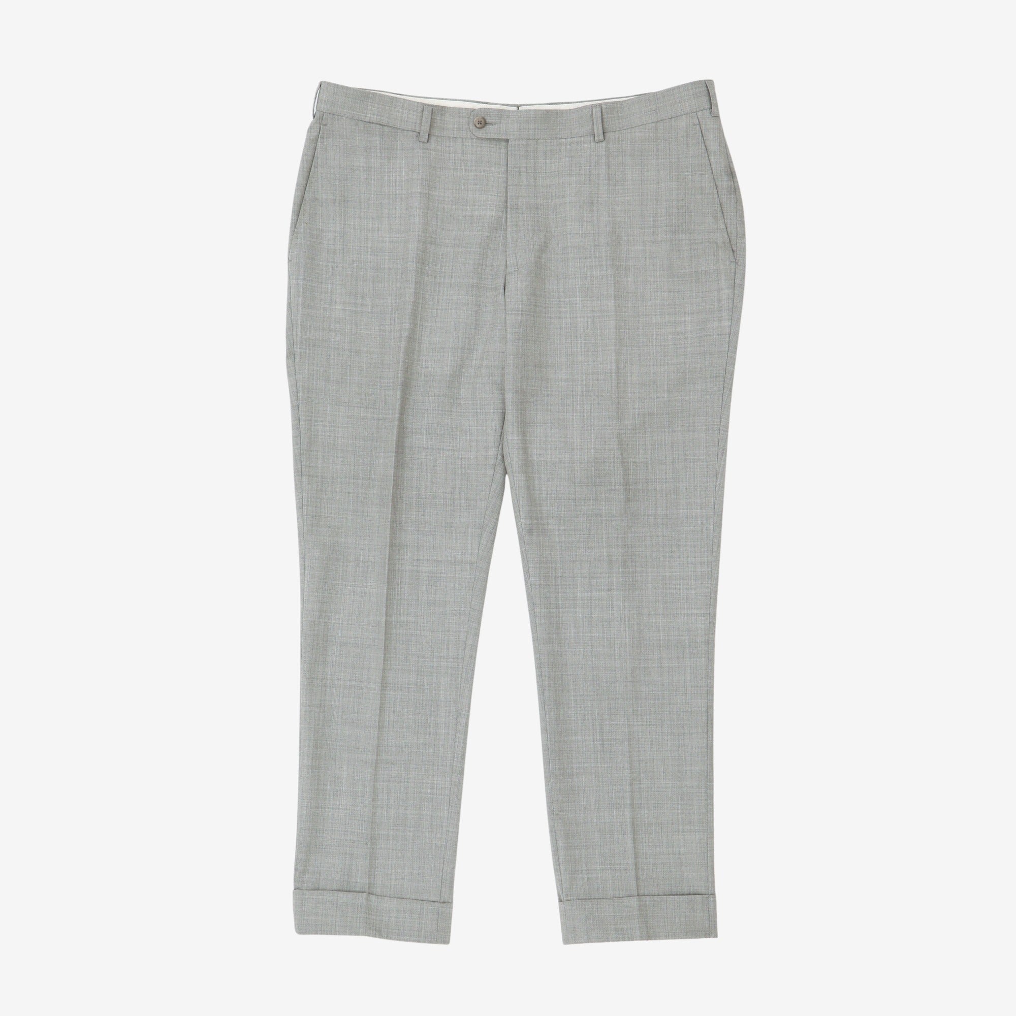 Wool Soho Turn up Trousers (40W X 31L)