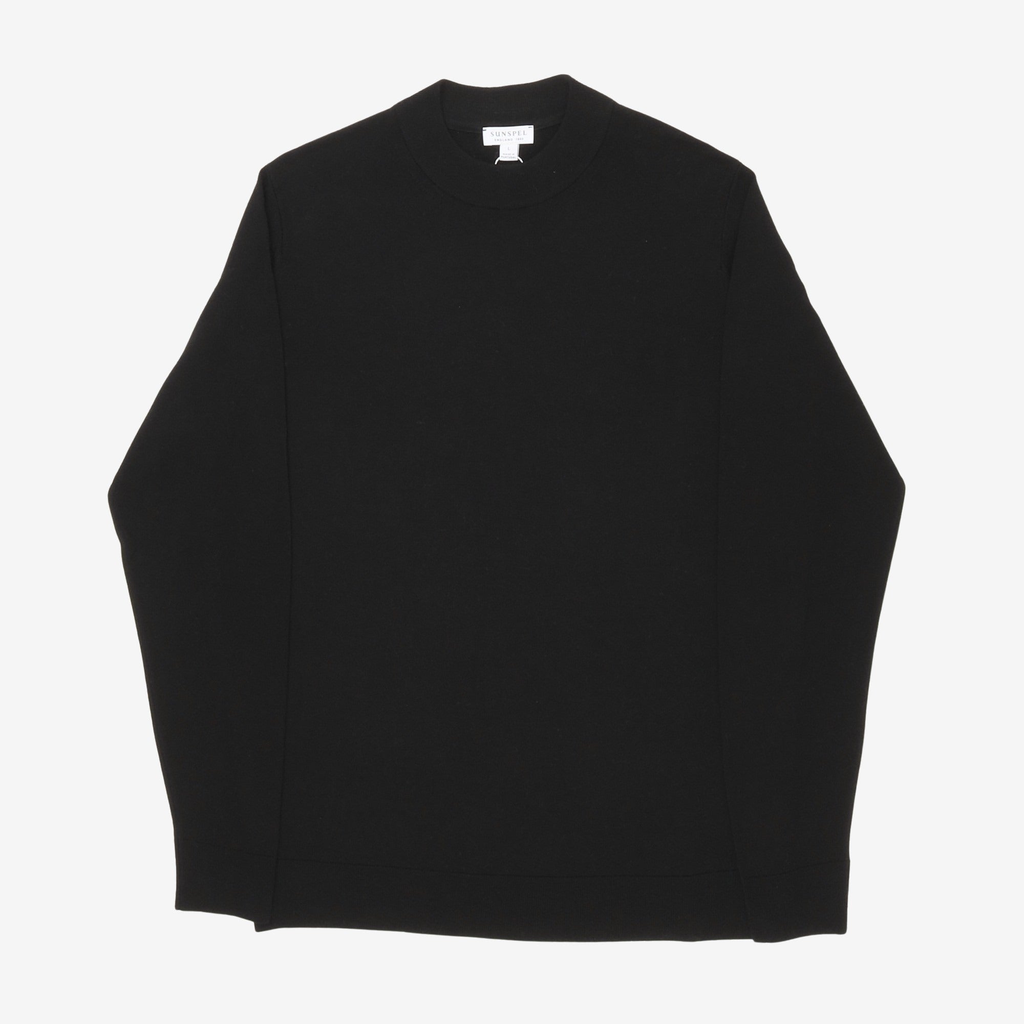 Merino Mock Neck Sweater