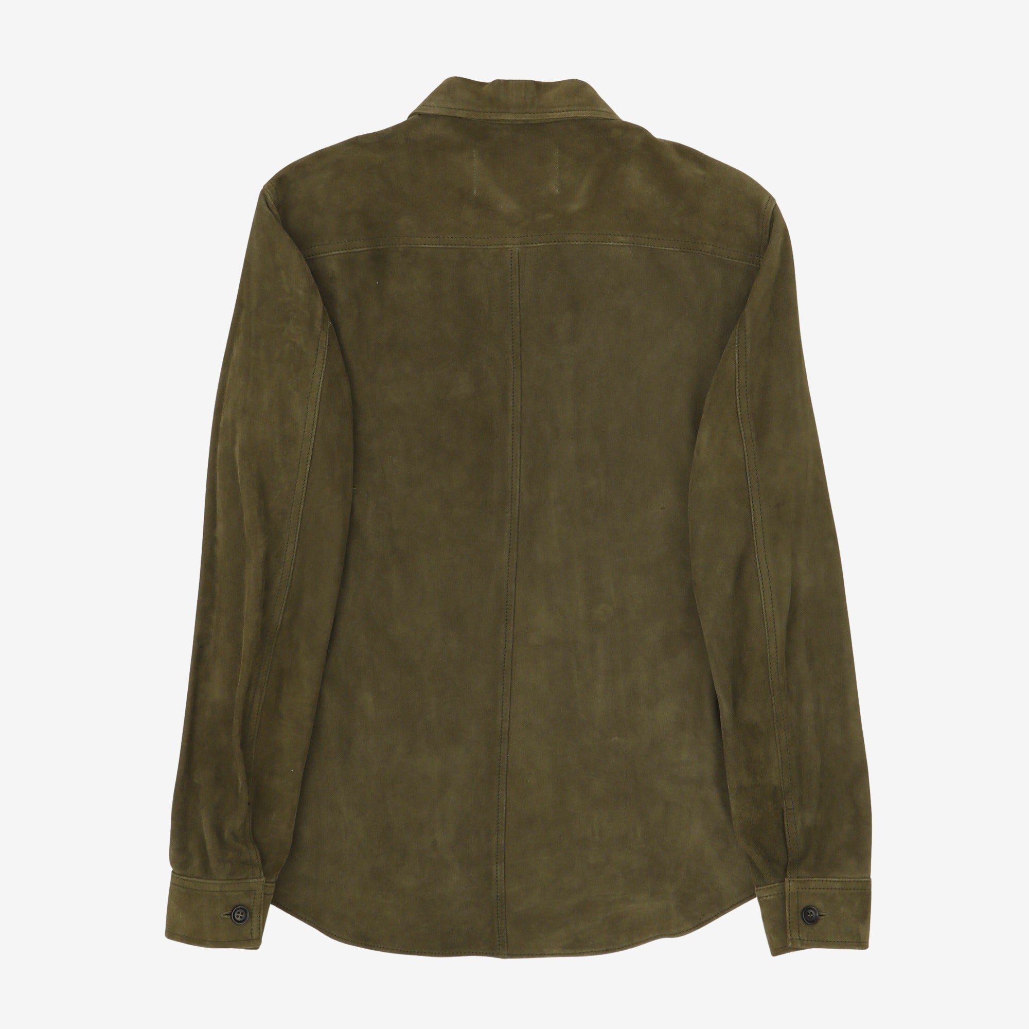 Suede Zip Overshirt