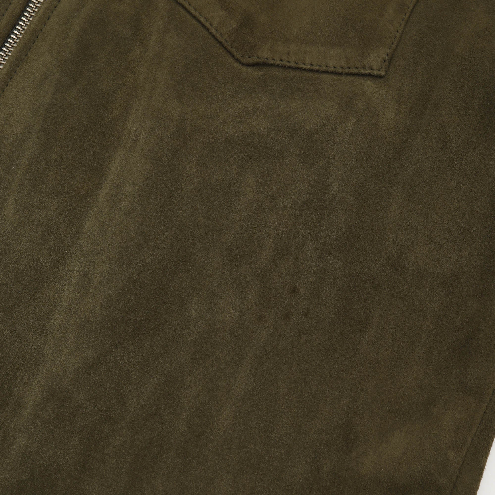 Suede Zip Overshirt