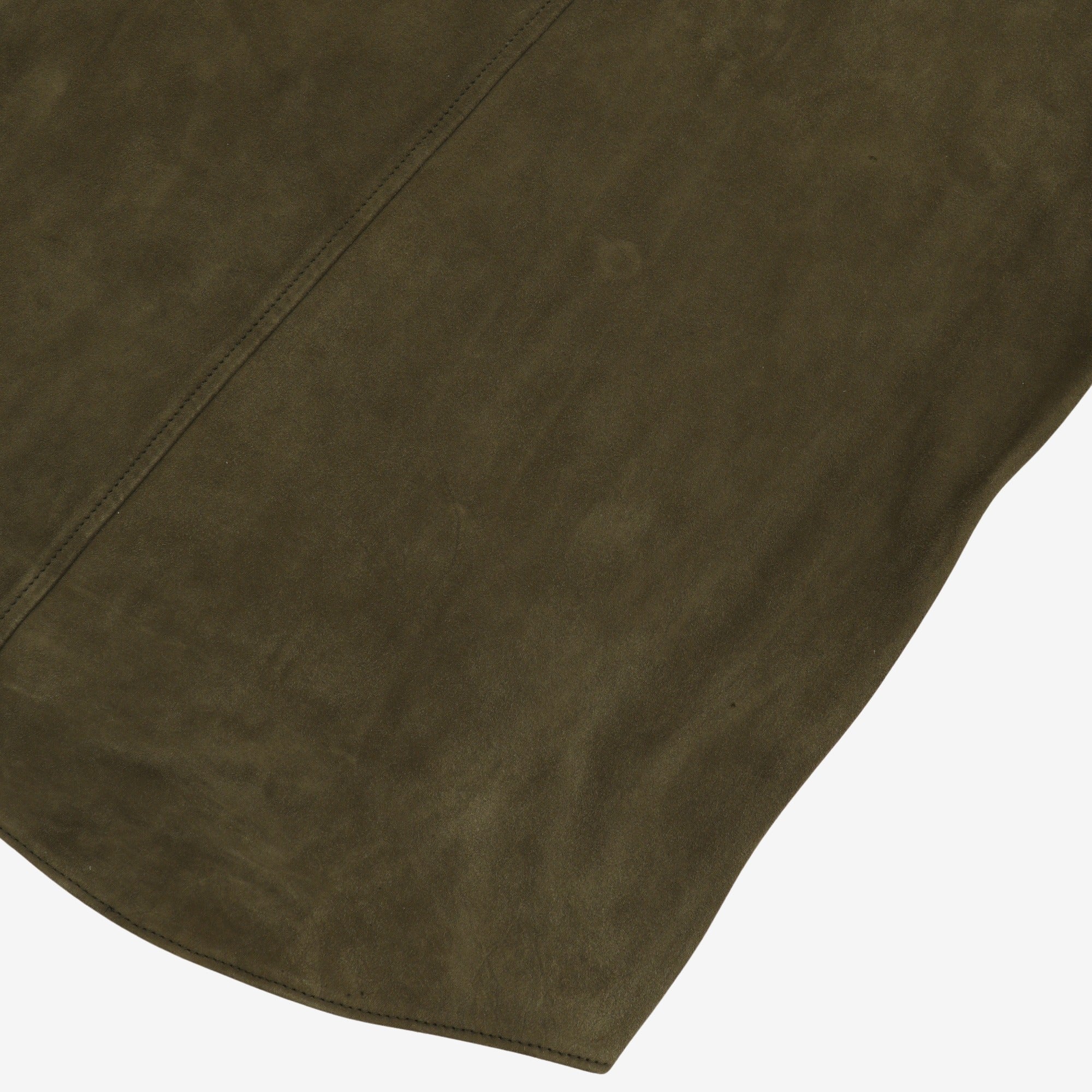 Suede Zip Overshirt