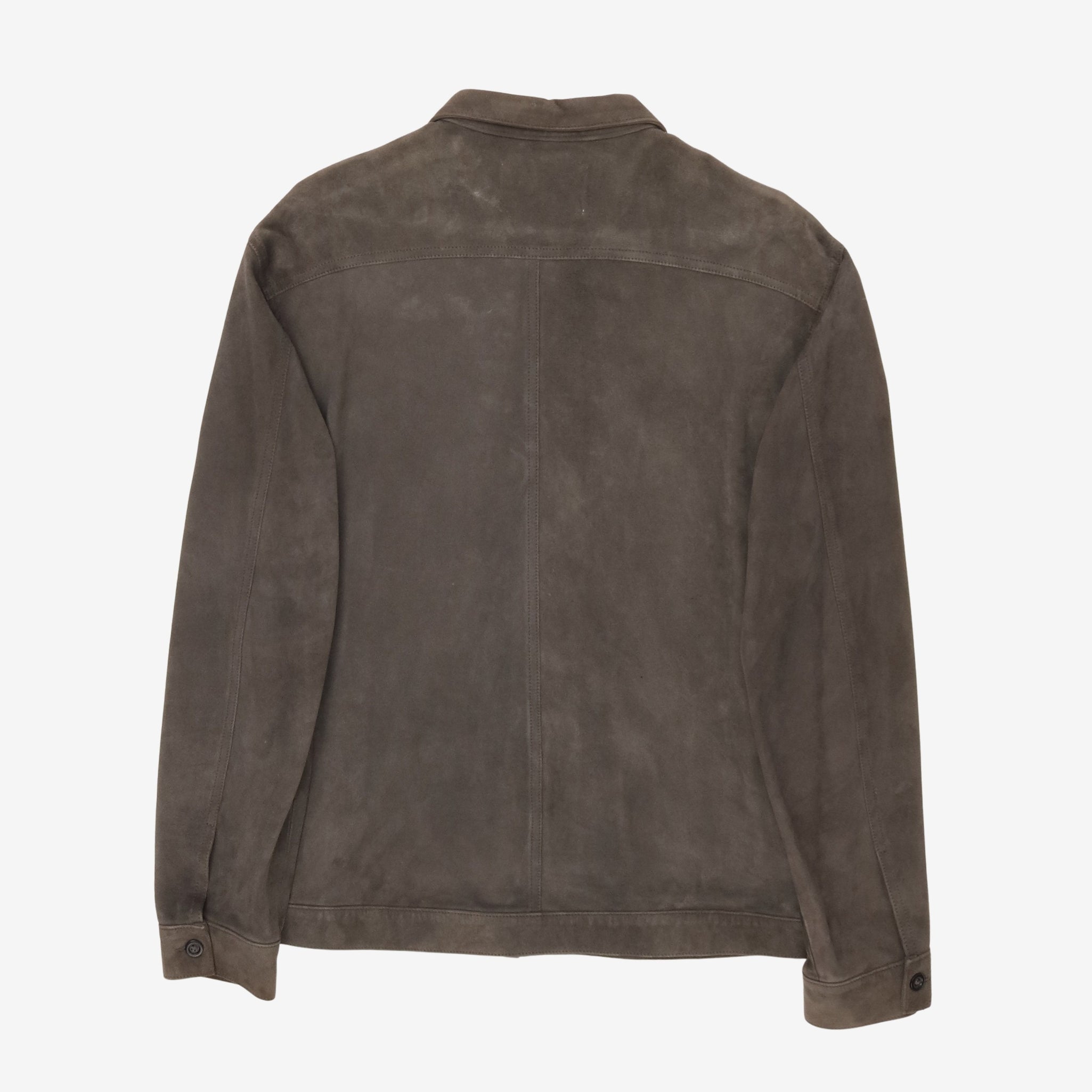 Suede Leather Overshirt