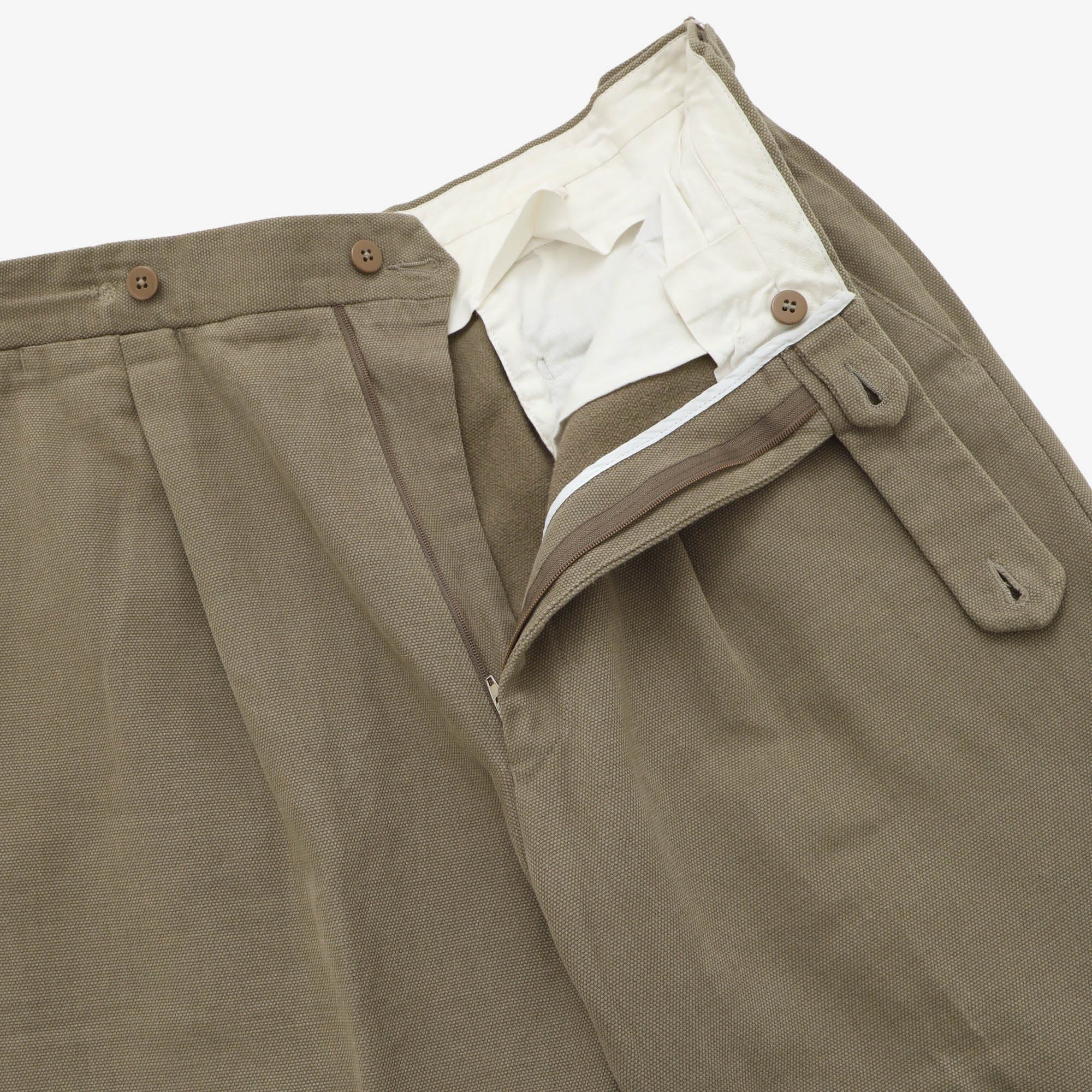 Basketweave Pleated Trousers (32W X 30L)