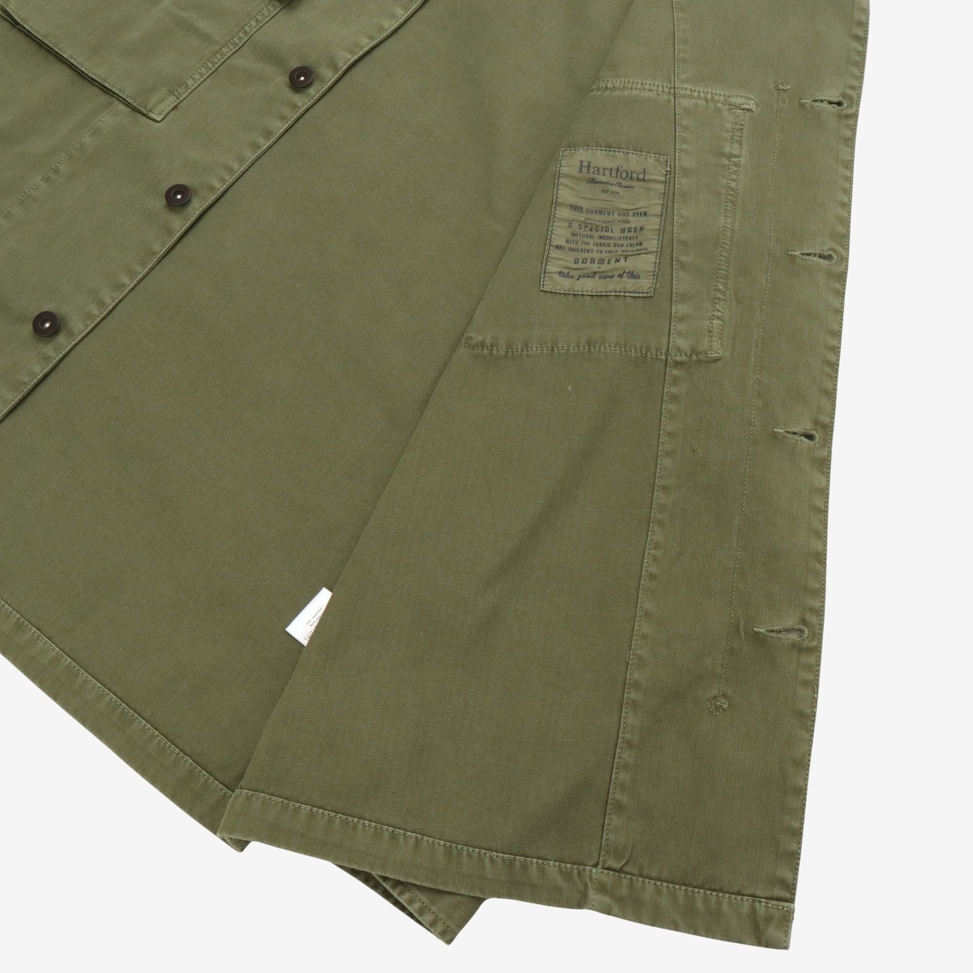 Dar Herringbone Overshirt