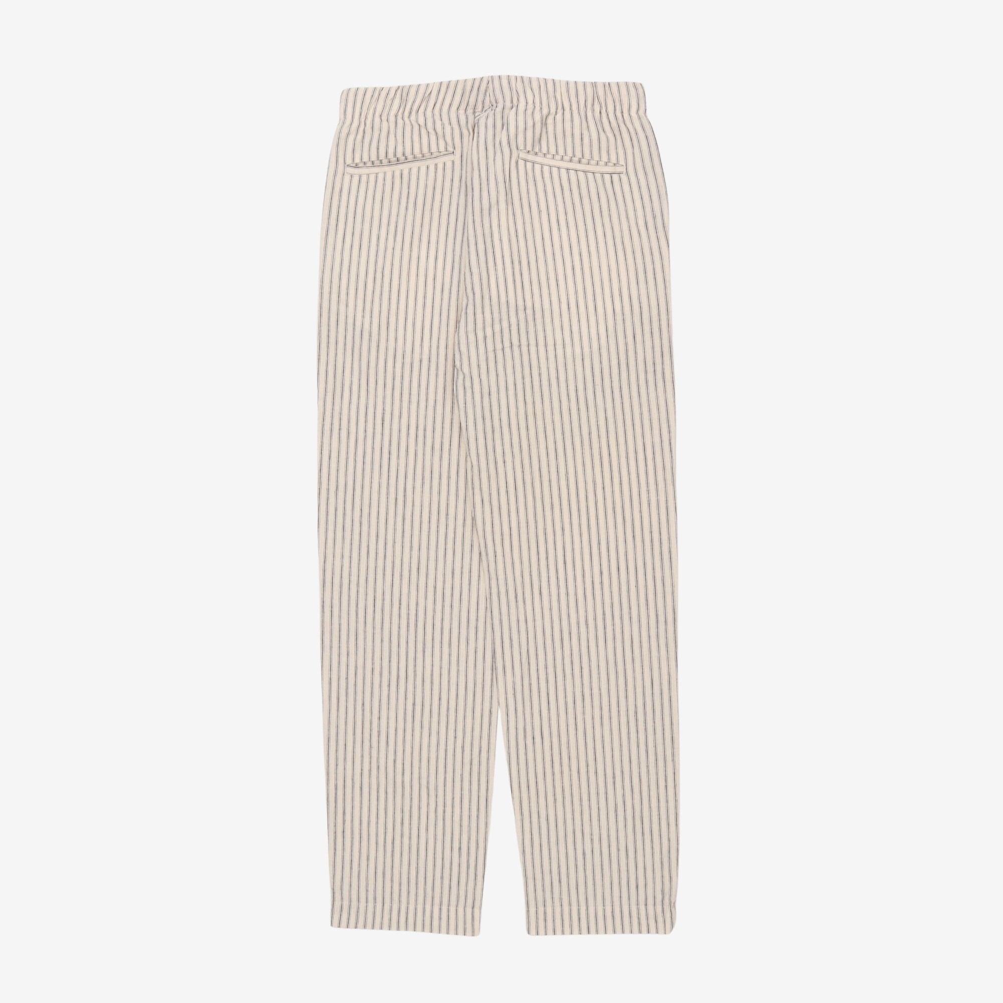 Joggy Linen Blend Stripe Trousers (32W X 31L)