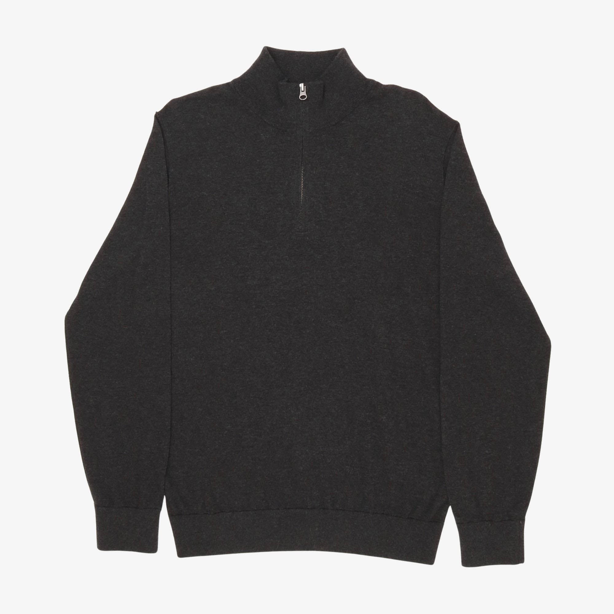 Trucker Half Zip Sweater