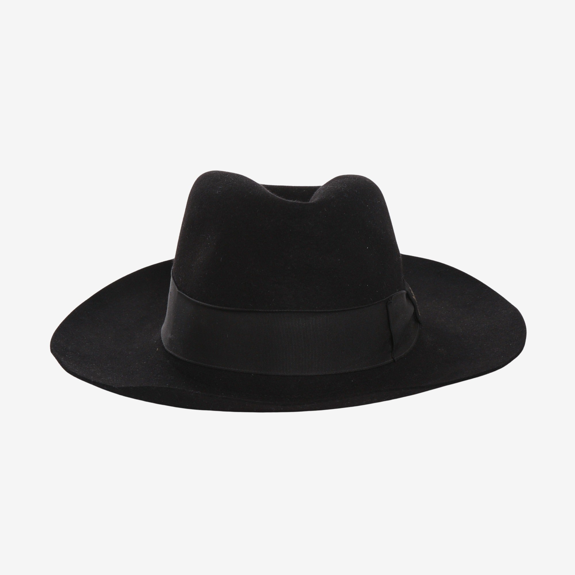 Beaver Brushed Felt Wide Brim Hat