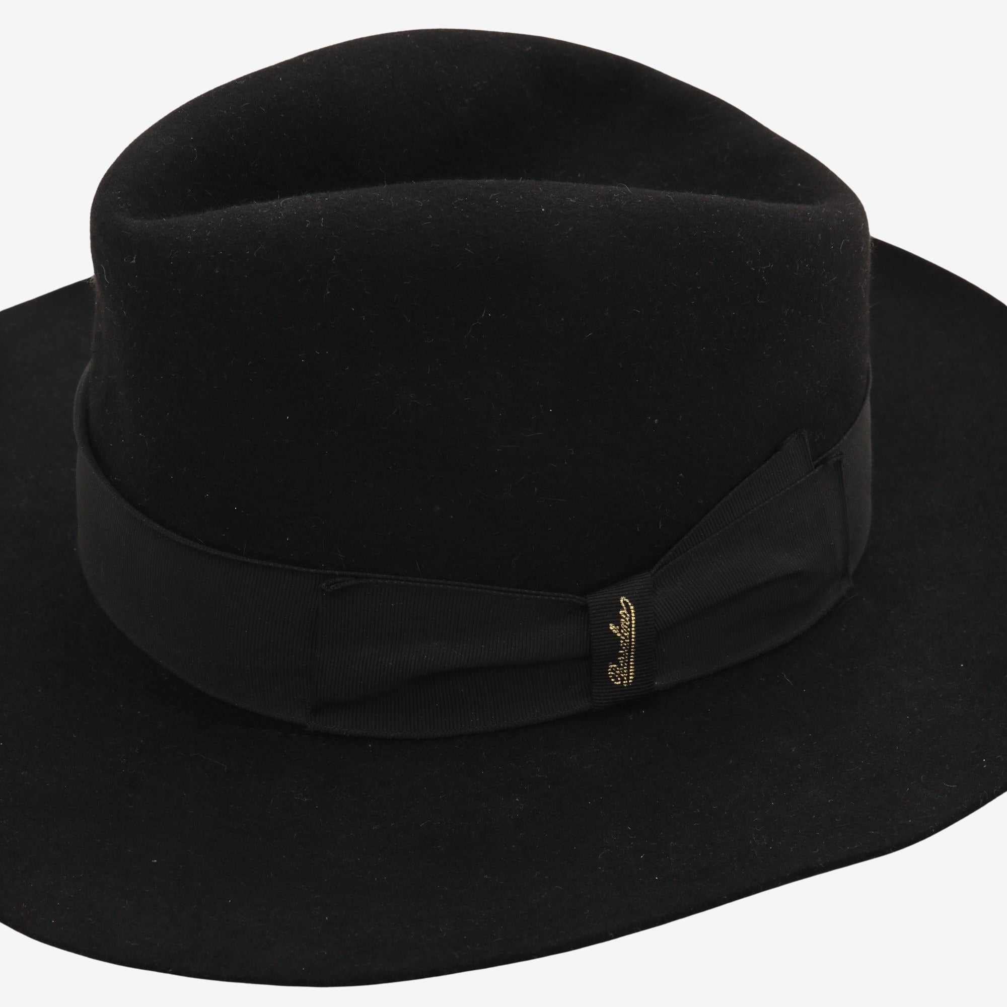 Beaver Brushed Felt Wide Brim Hat