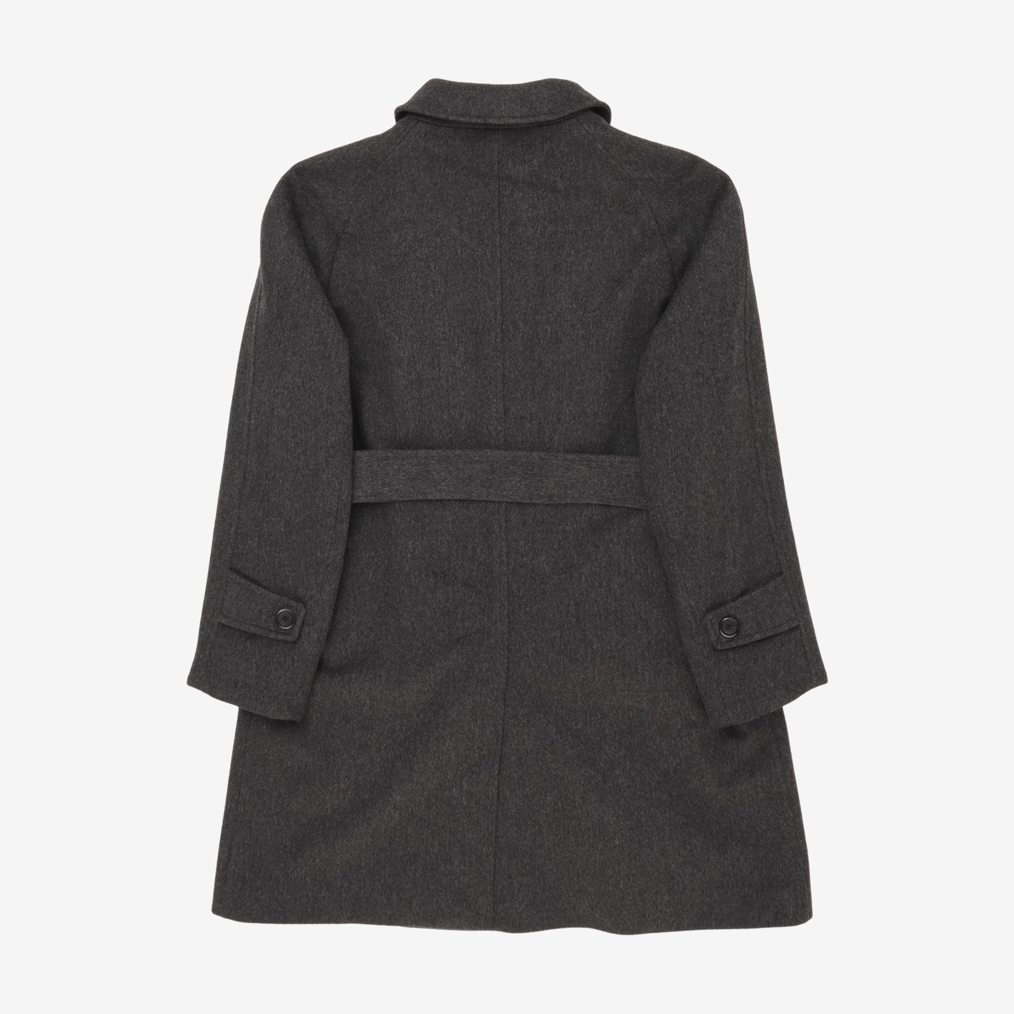 Belted Wool Overcoat