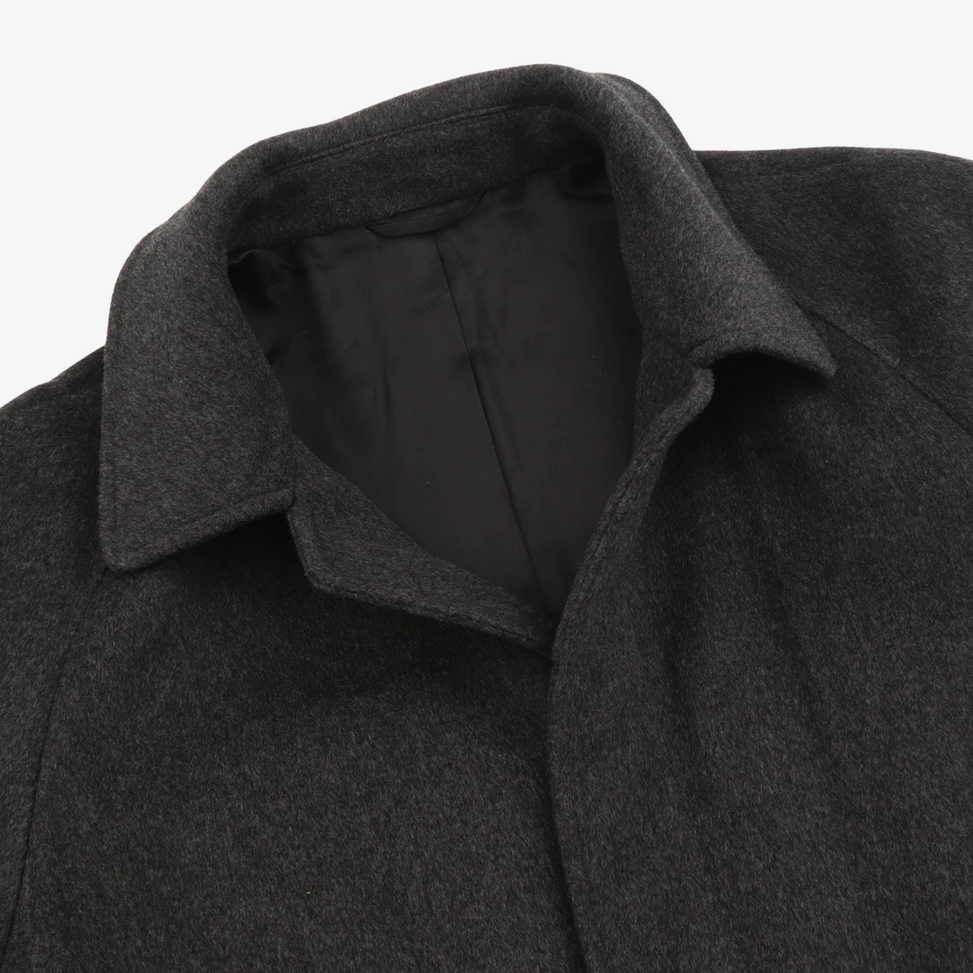 Belted Wool Overcoat