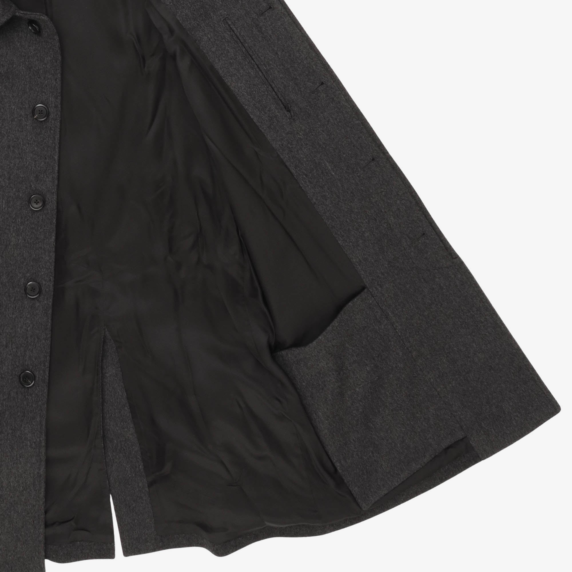 Belted Wool Overcoat
