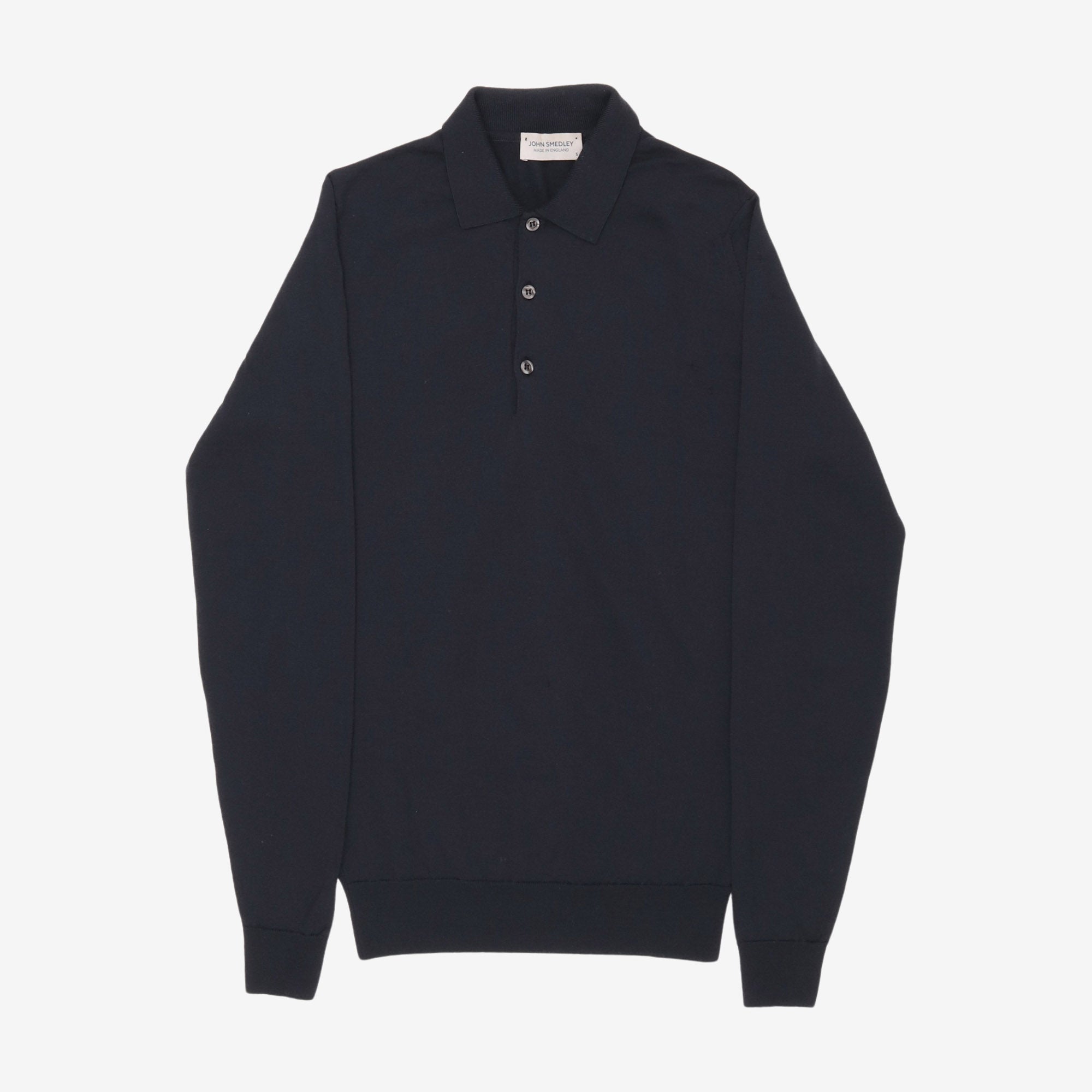 Wool Knitted Polo Shirt
