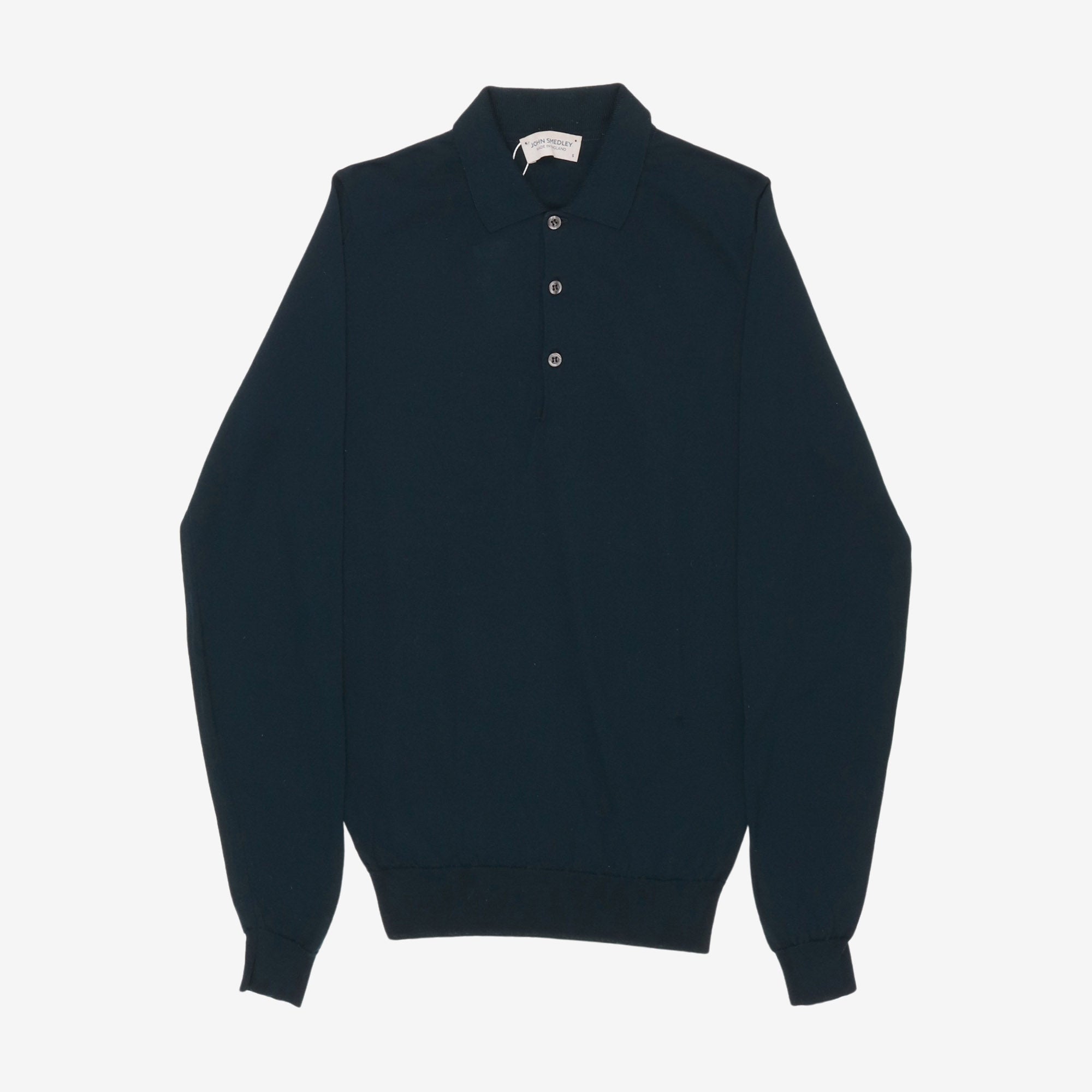 Wool Knitted Polo Shirt