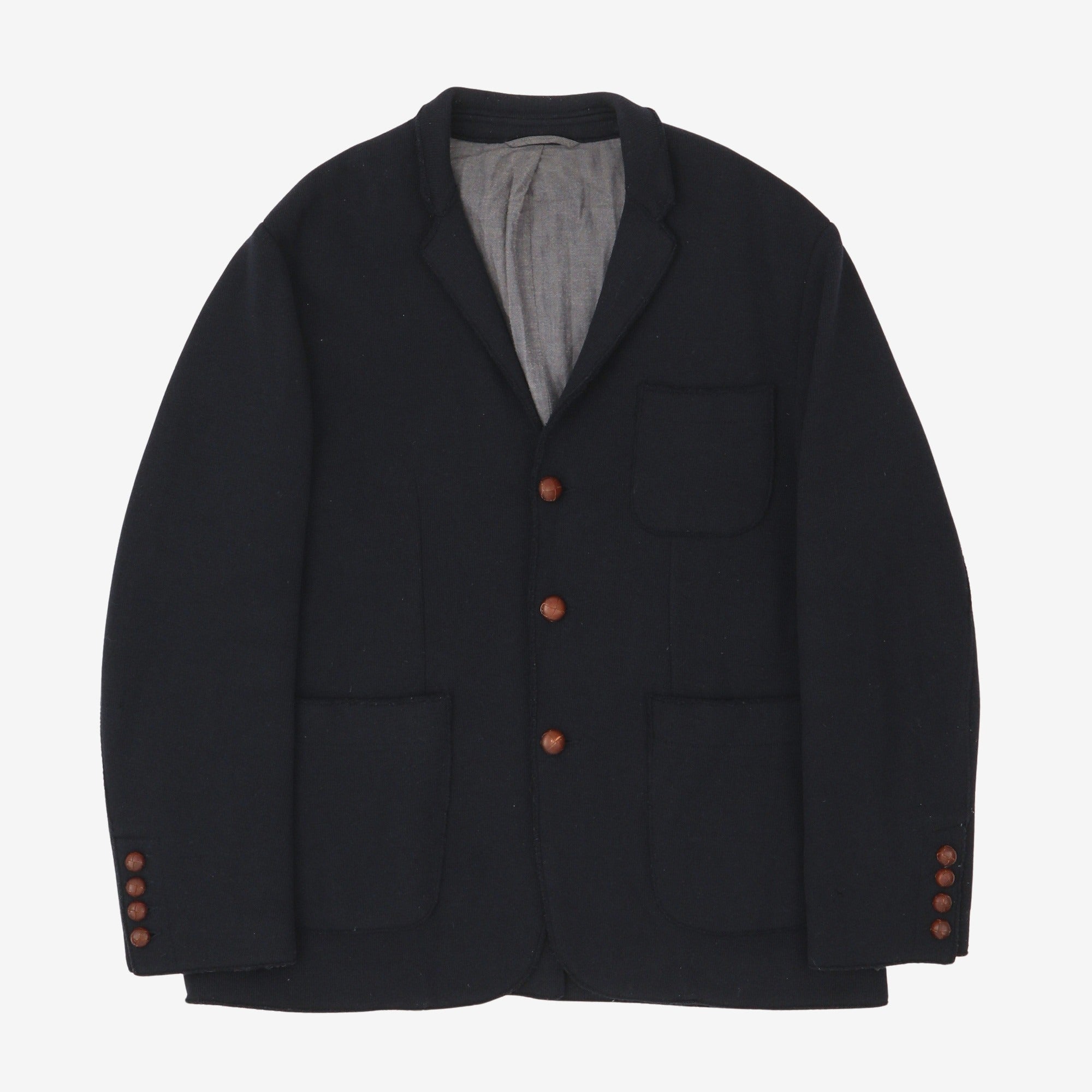 Unstructured Knitted Blazer