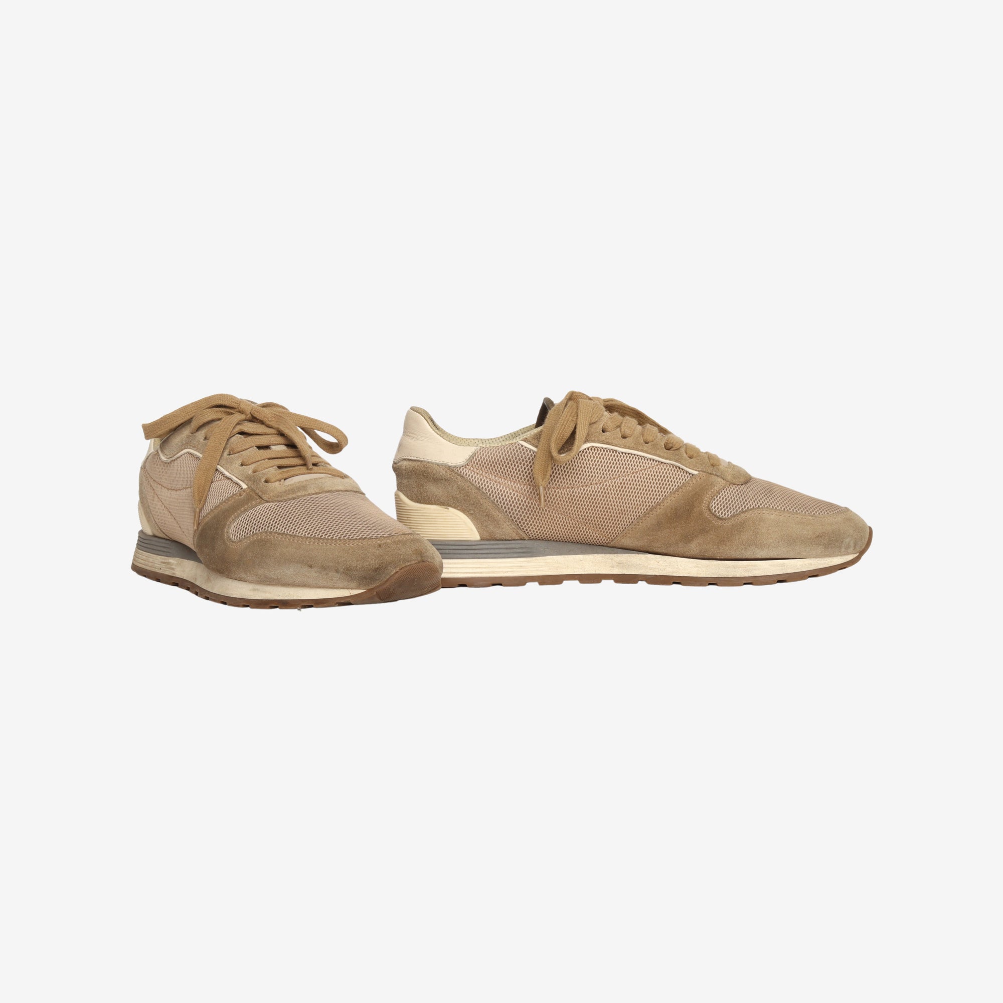 Suede Mesh Sneakers