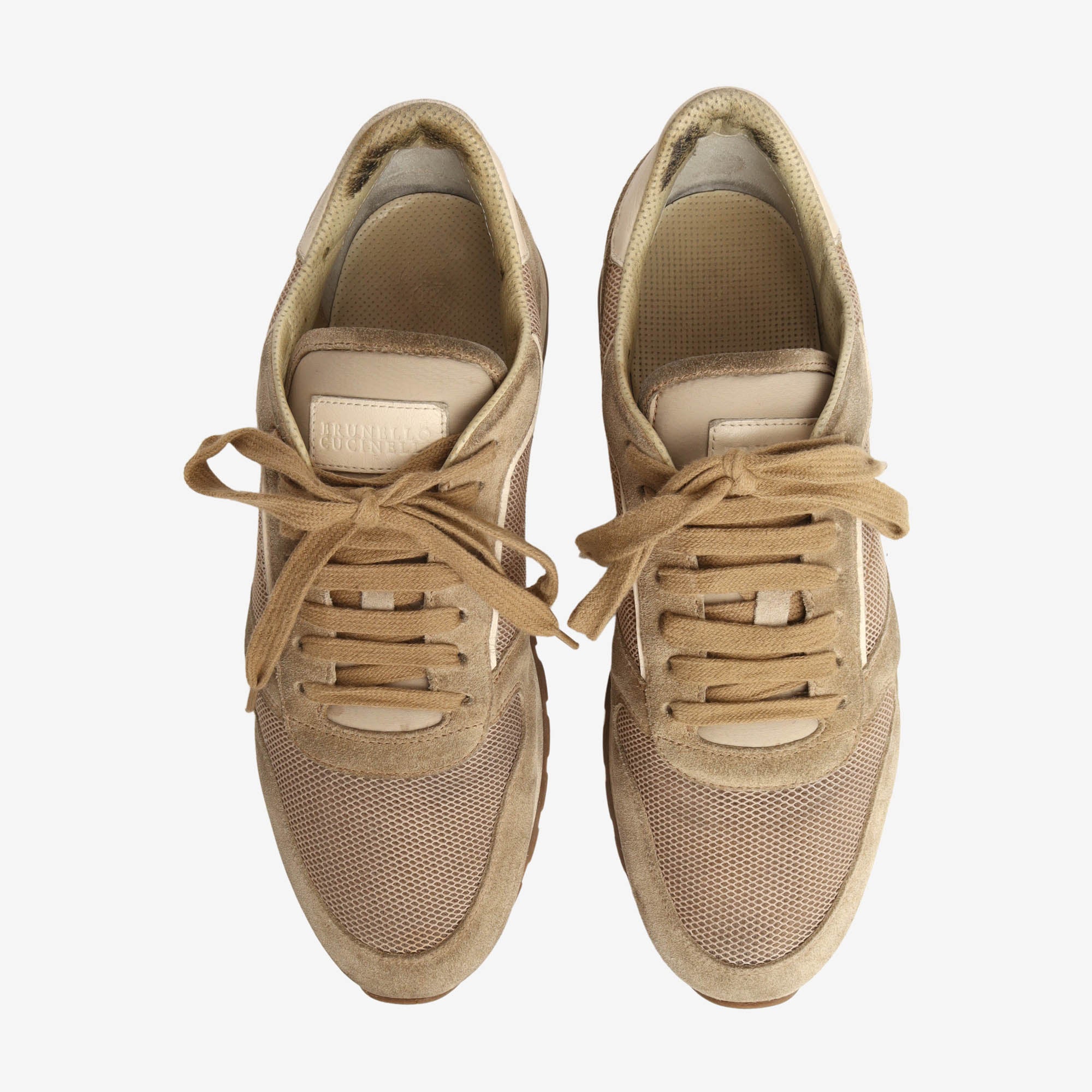 Suede Mesh Sneakers