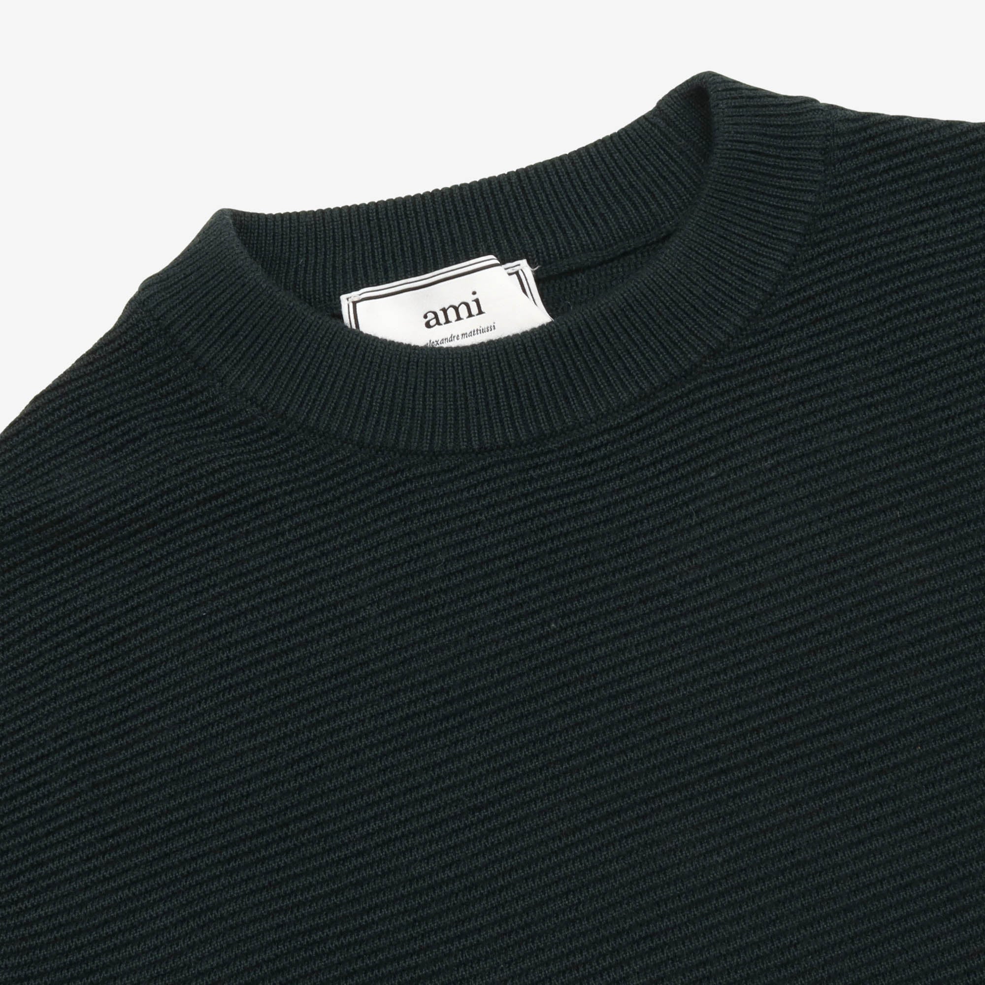 Wool Ribbed Sweatshirt