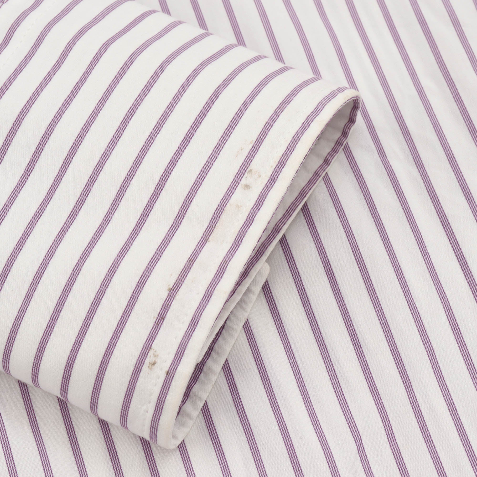 Spread Collar Striped Shirt