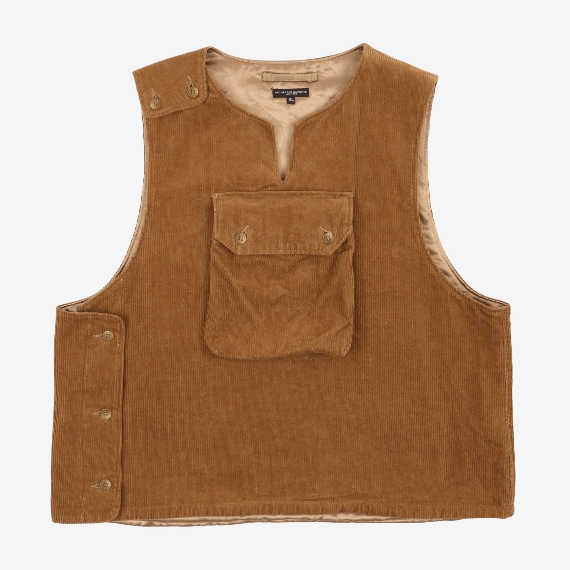 Corduroy Cover Vest