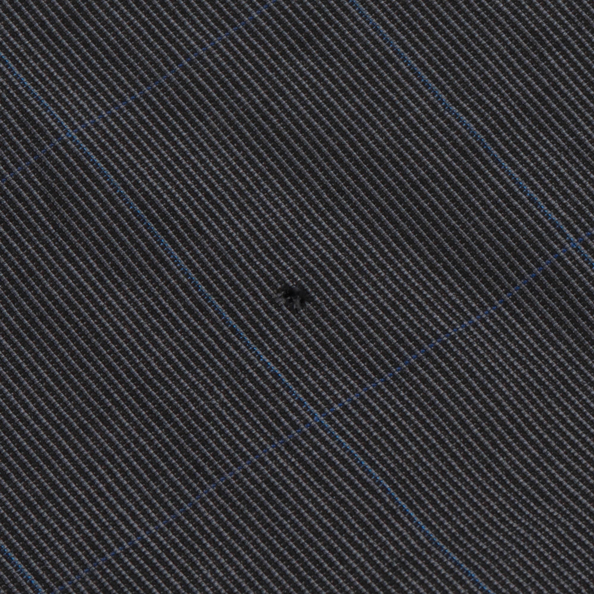 Wool Silk Check Overcoat
