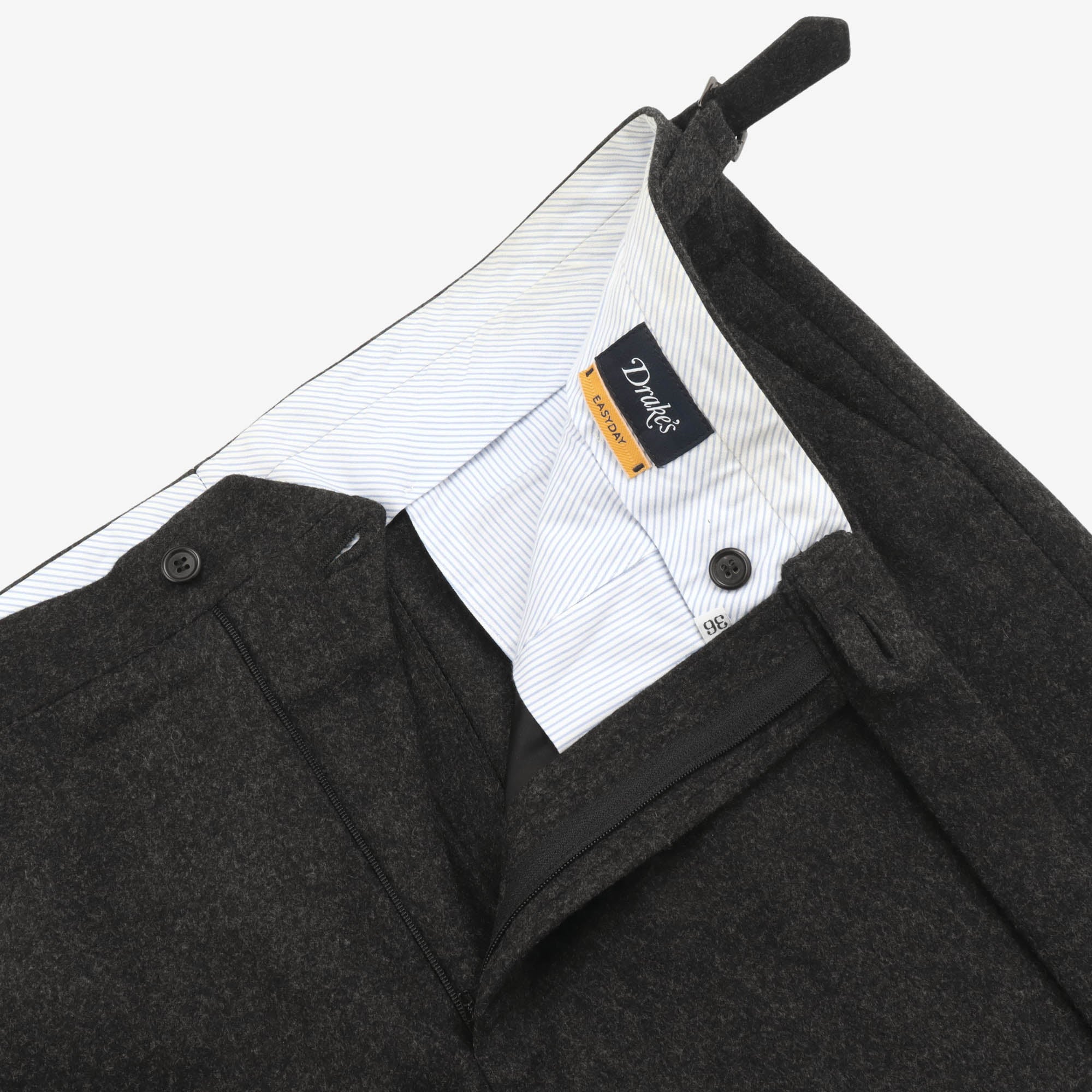 Easyday Wool Flannel Trousers (36W X 29L)
