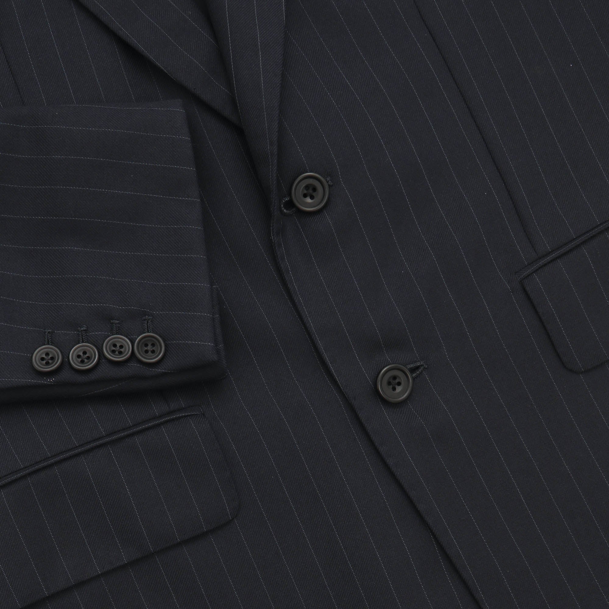 Wool Pinstripe Suit
