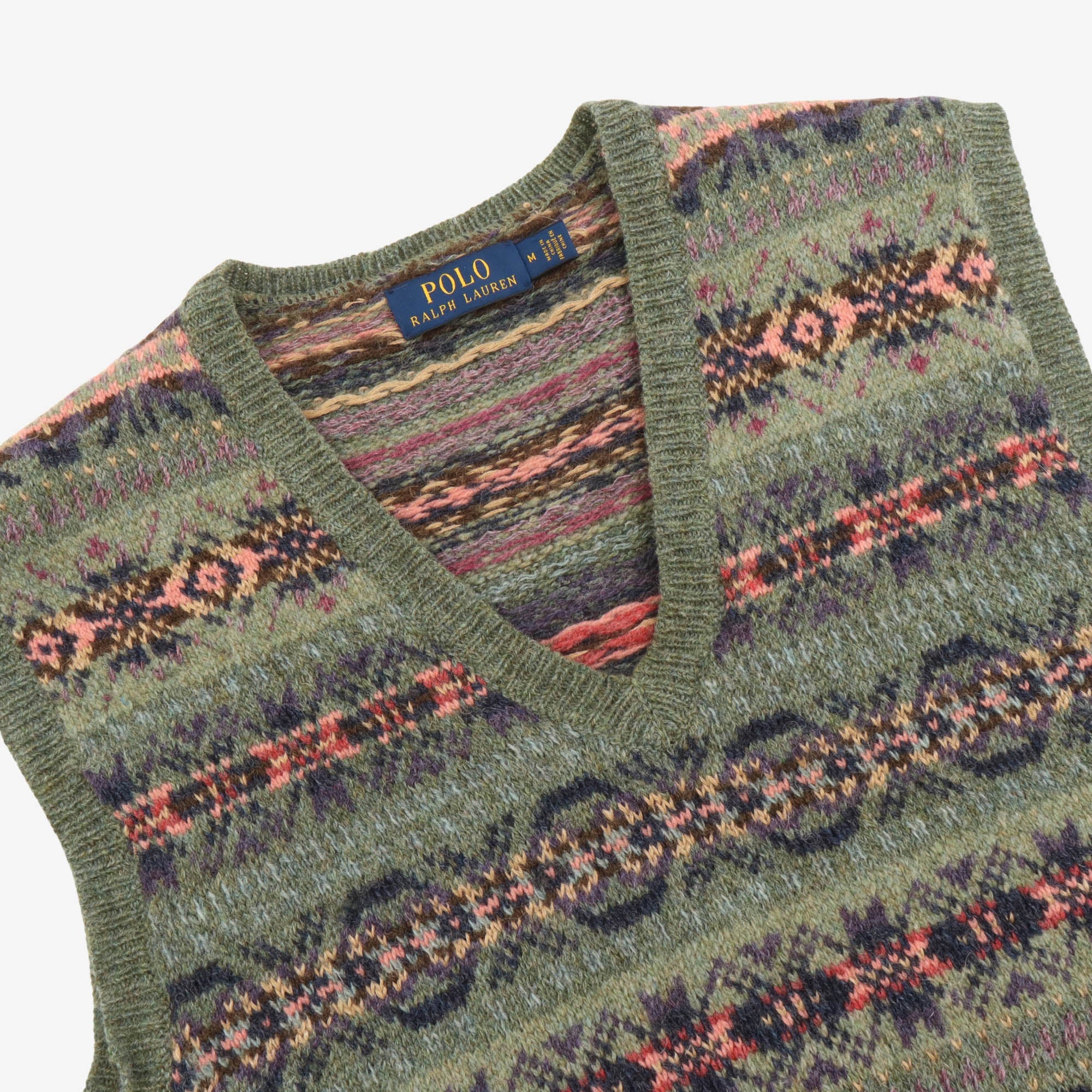 Fair Isle Wool Sweater Vest