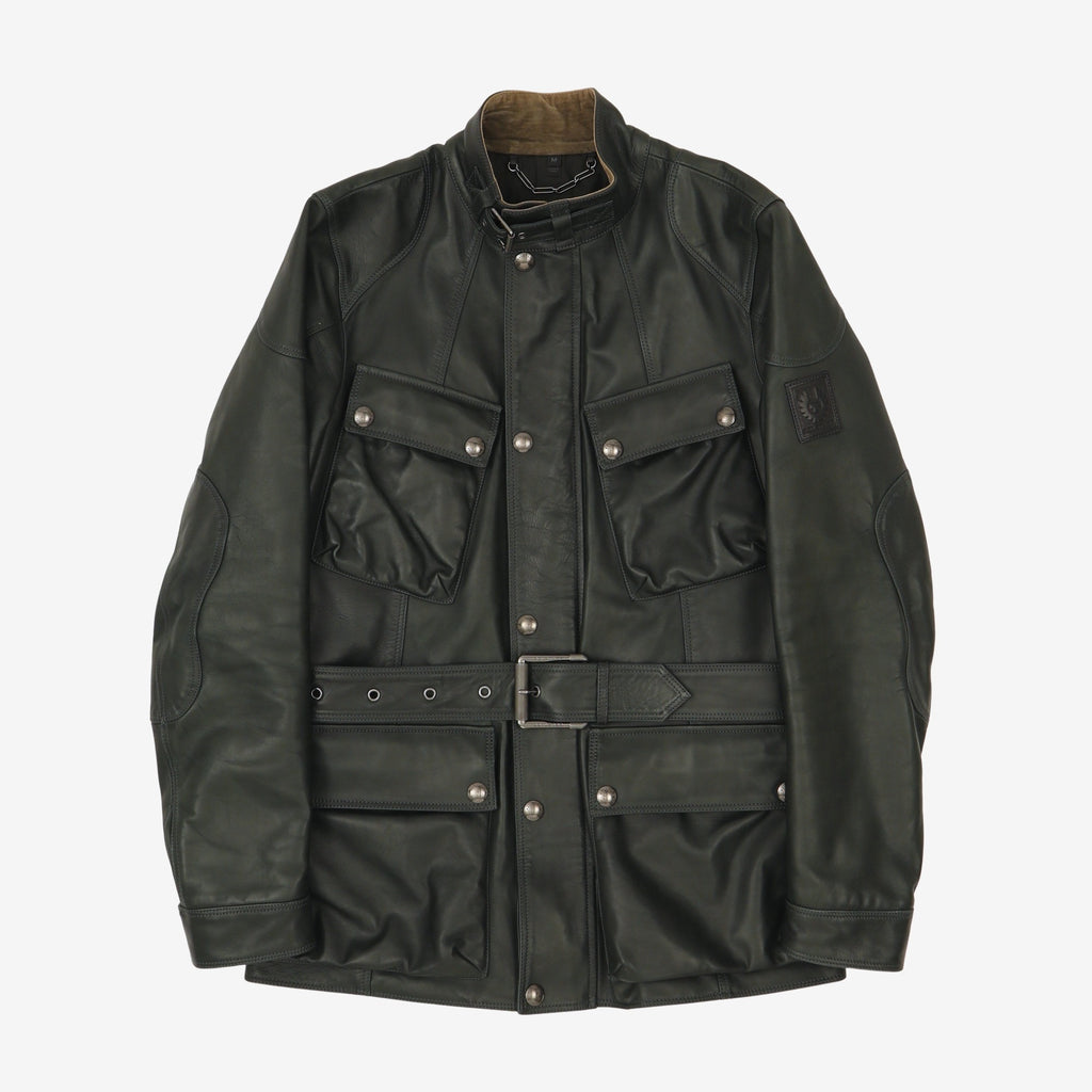 Belstaff Panther Trialmaster Leather Jacket – Marrkt