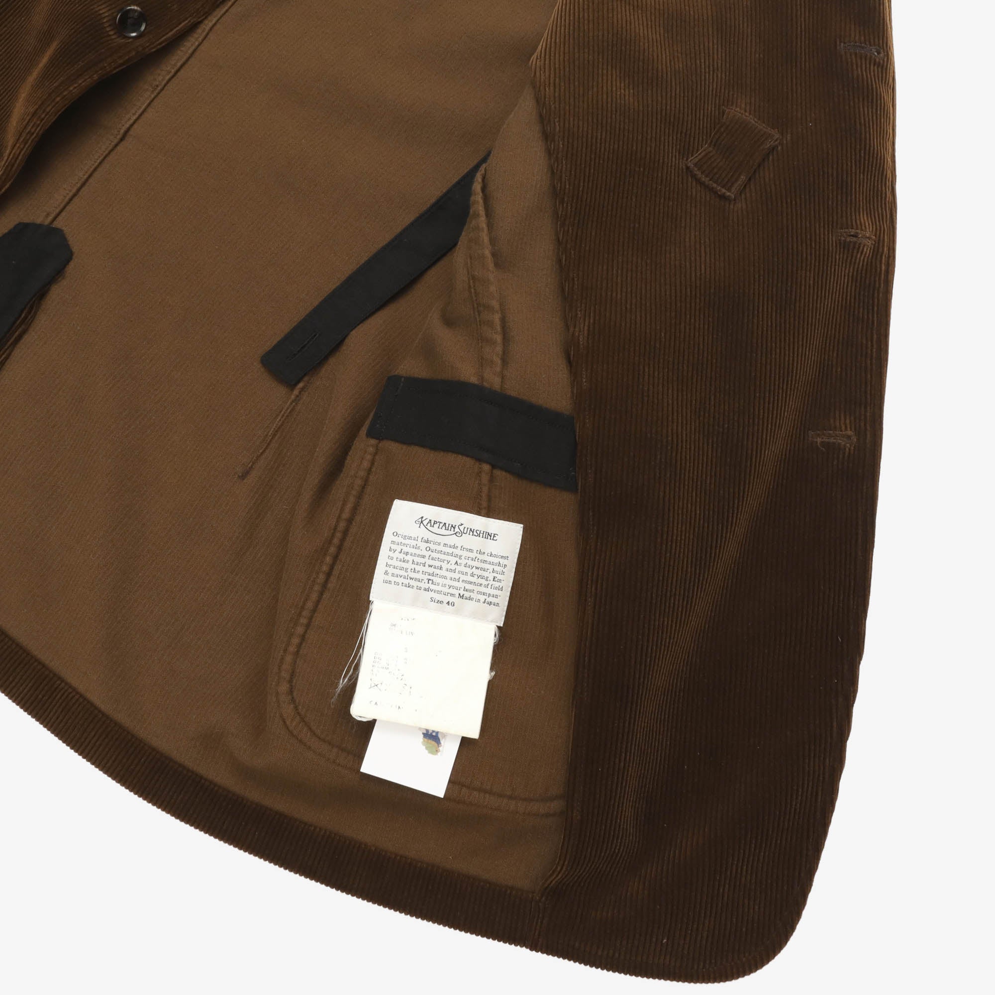 Corduroy Tailored Jacket
