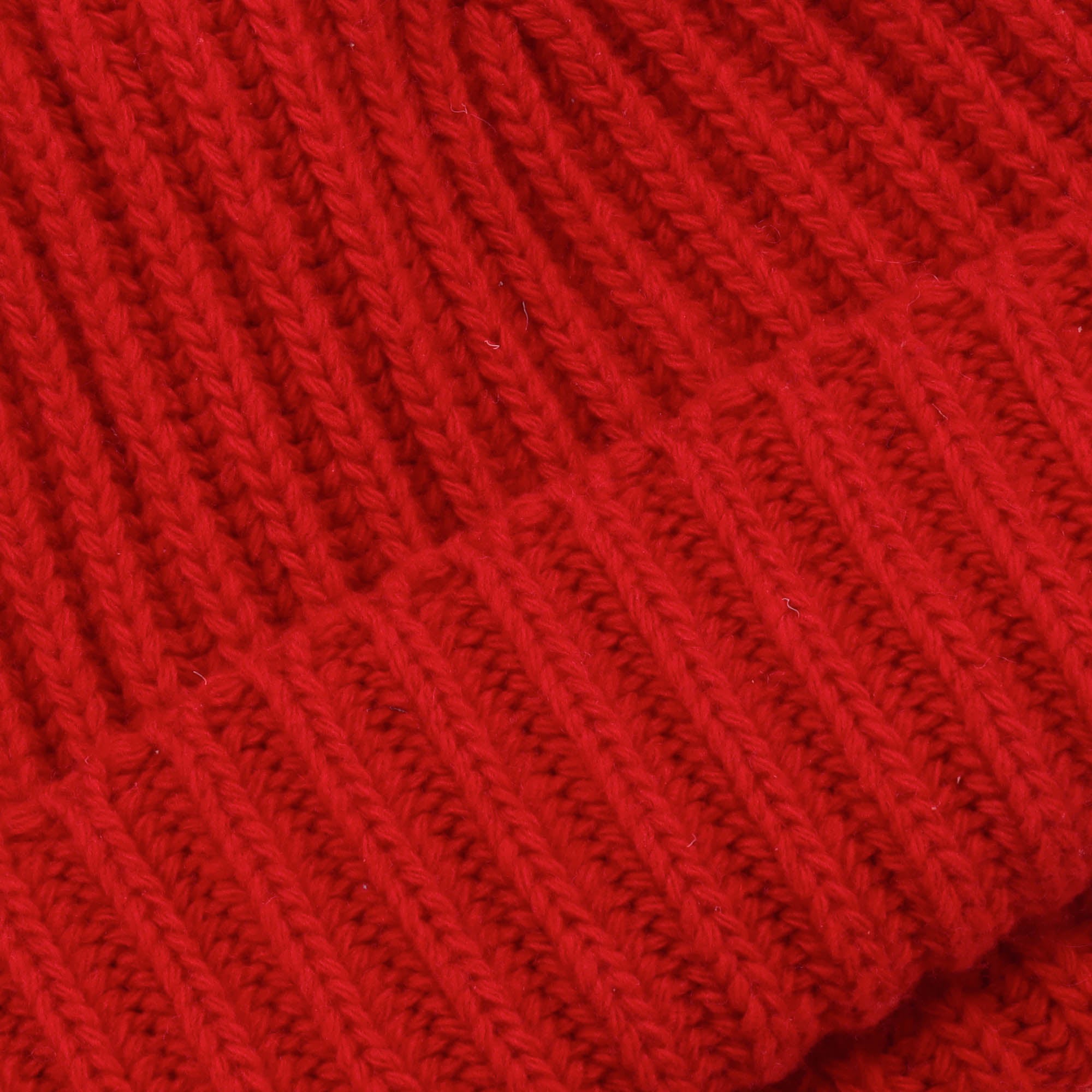 Ribbed Knit Wool Hat