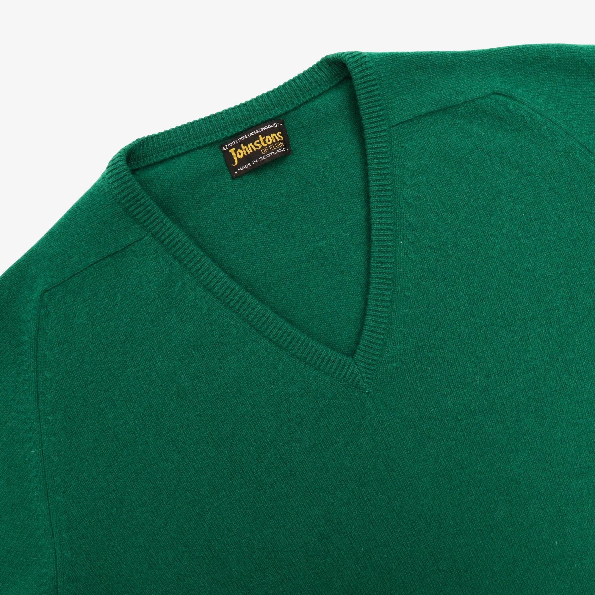 Vintage Lambswool V Neck Sweater