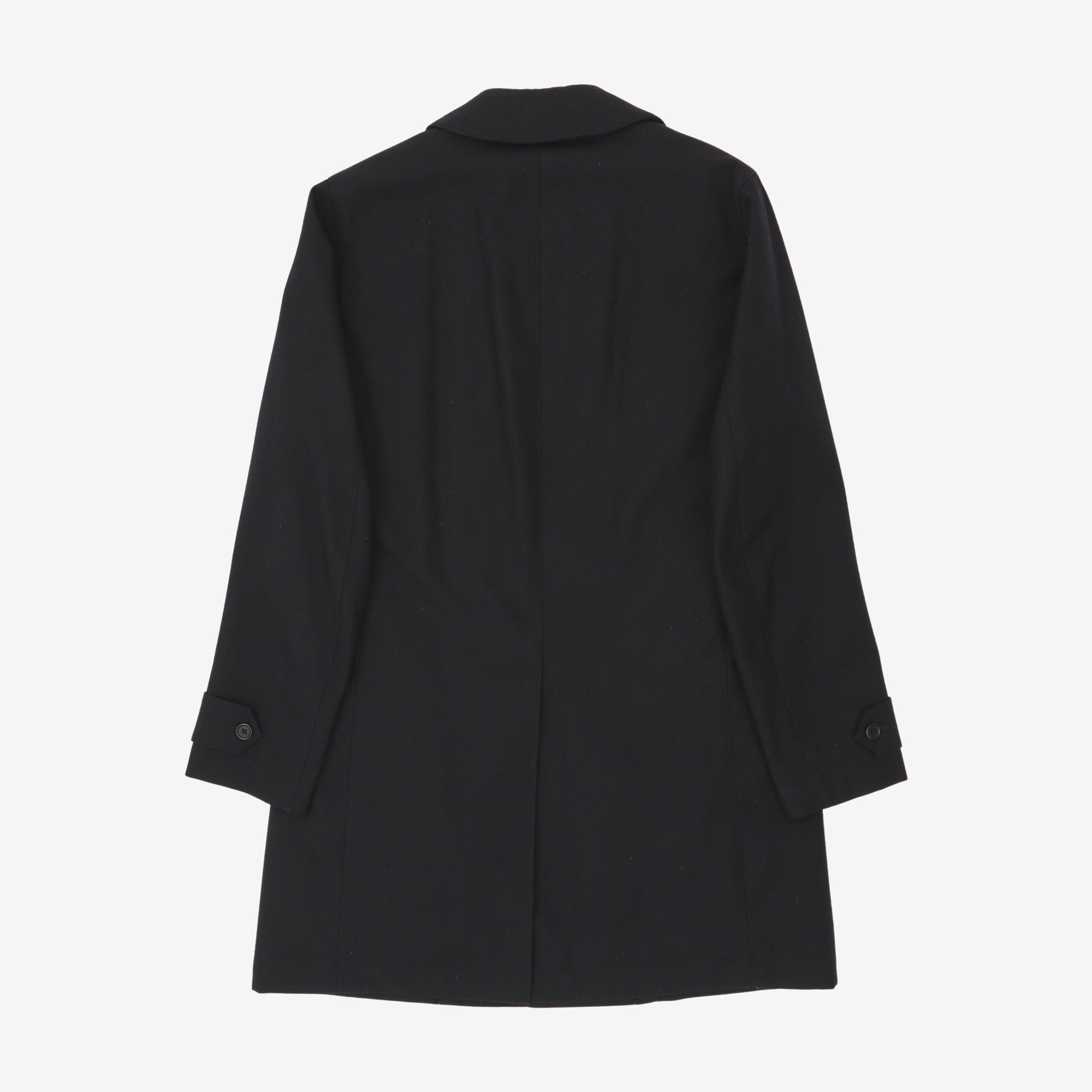 Laminated Wool Coat + Down Liner Vest