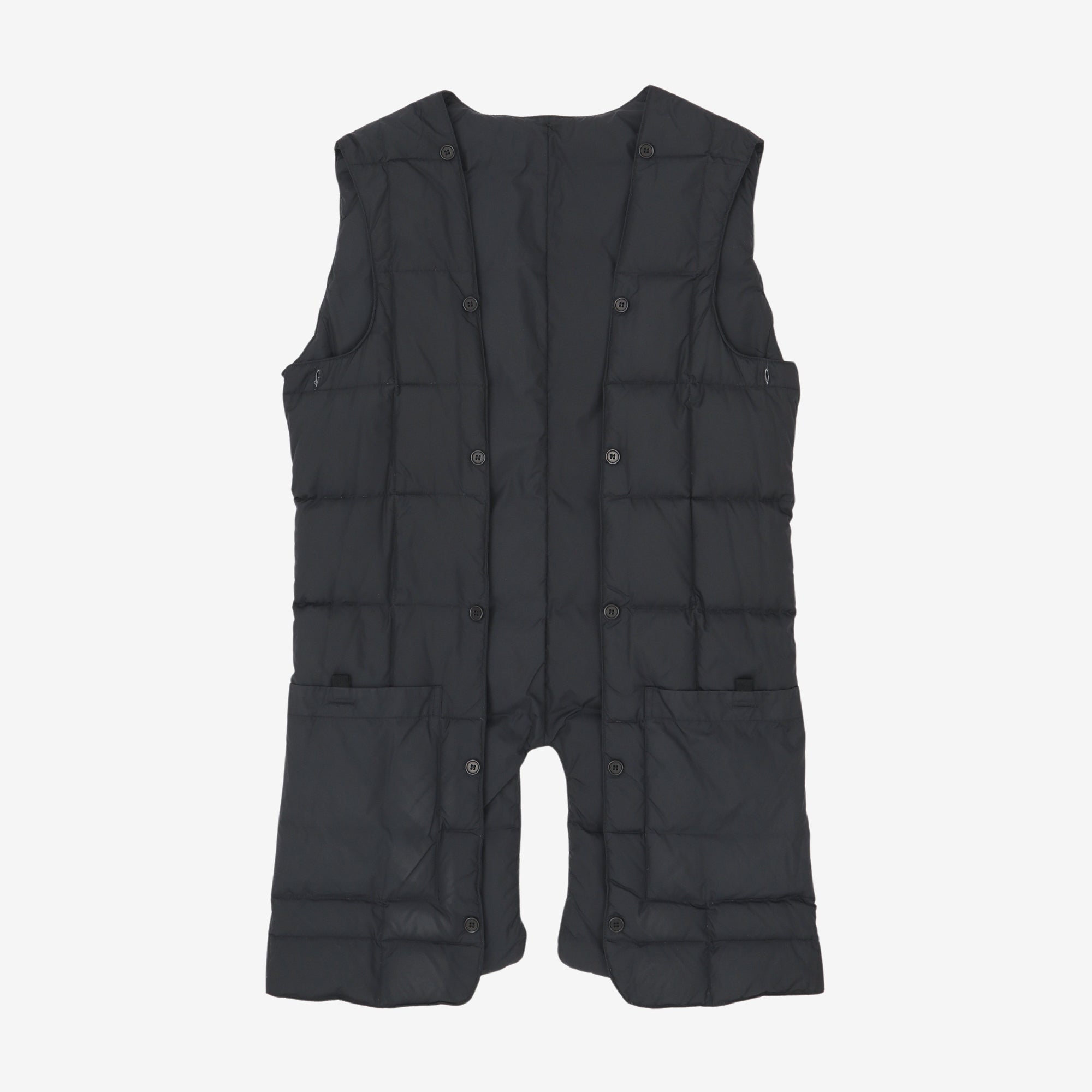 Laminated Wool Coat + Down Liner Vest