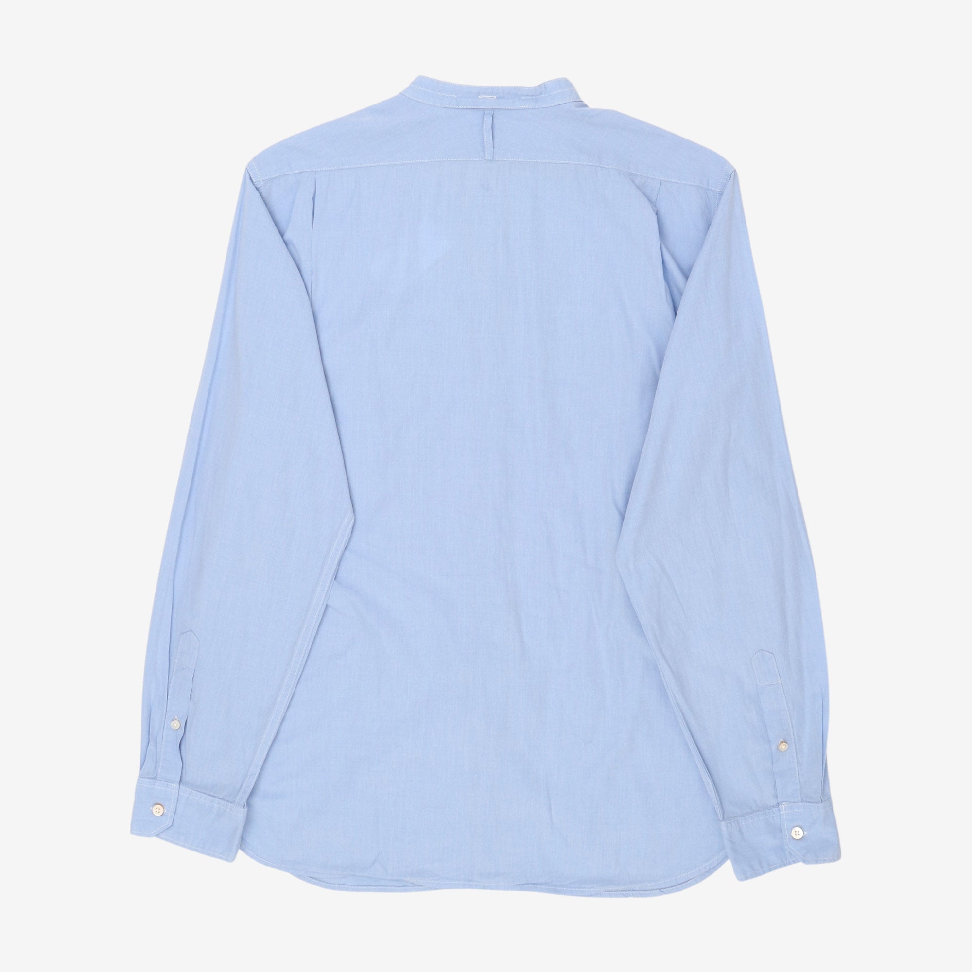 Collarless Two Pocket Shirt