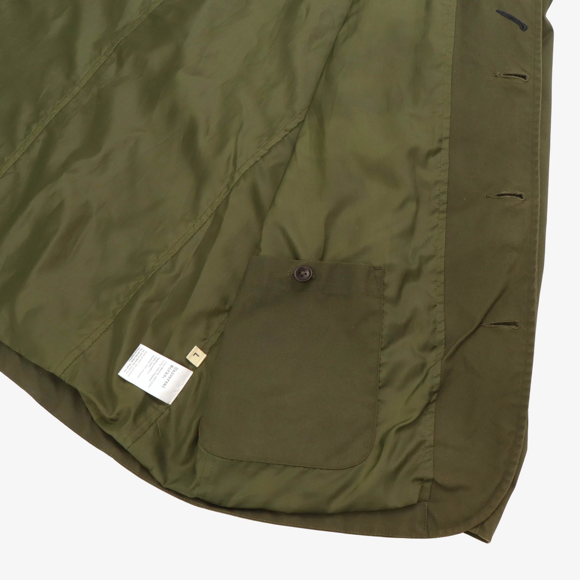 Lined Bakers Chore Jacket