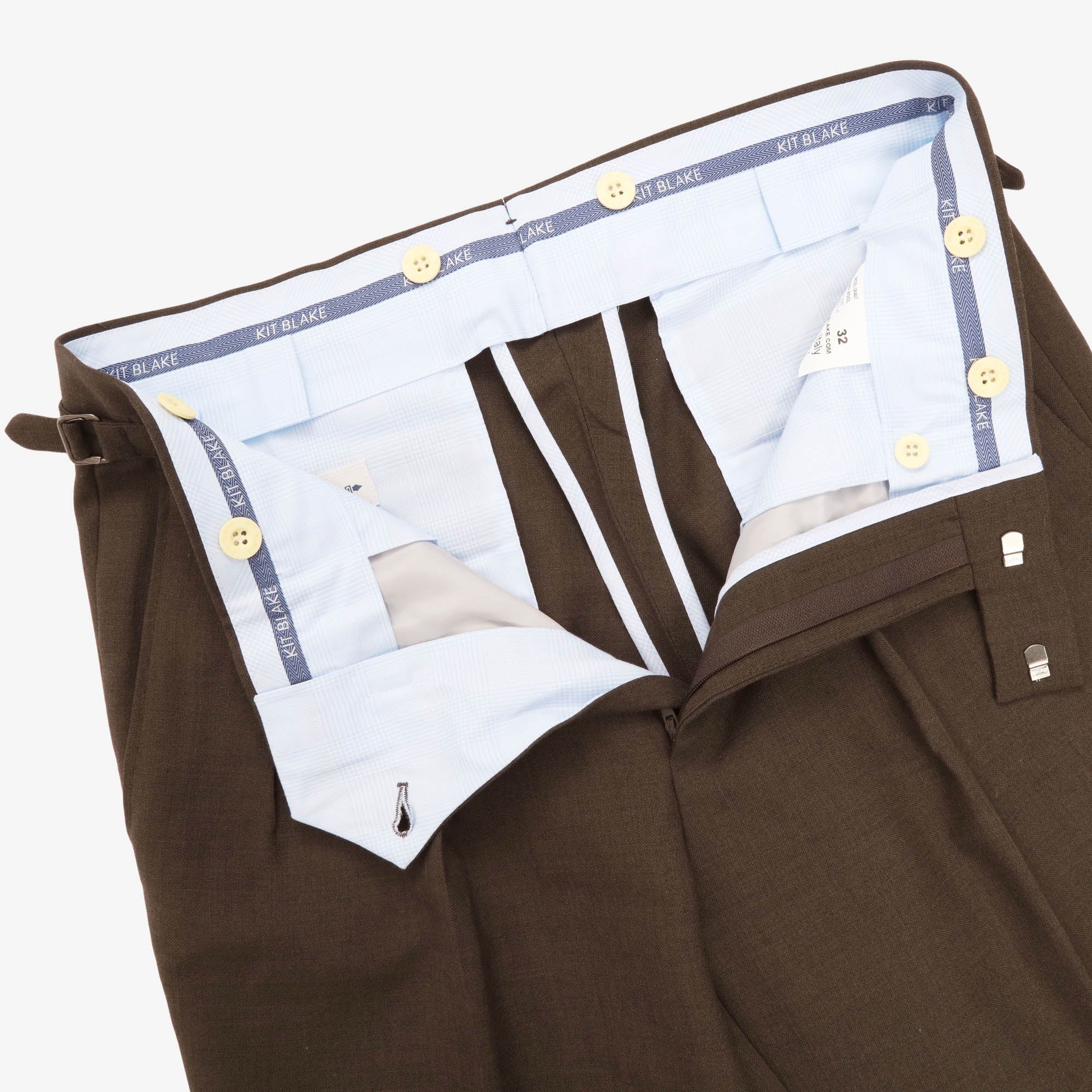 Grant Pleated Trousers (32W X 34L)