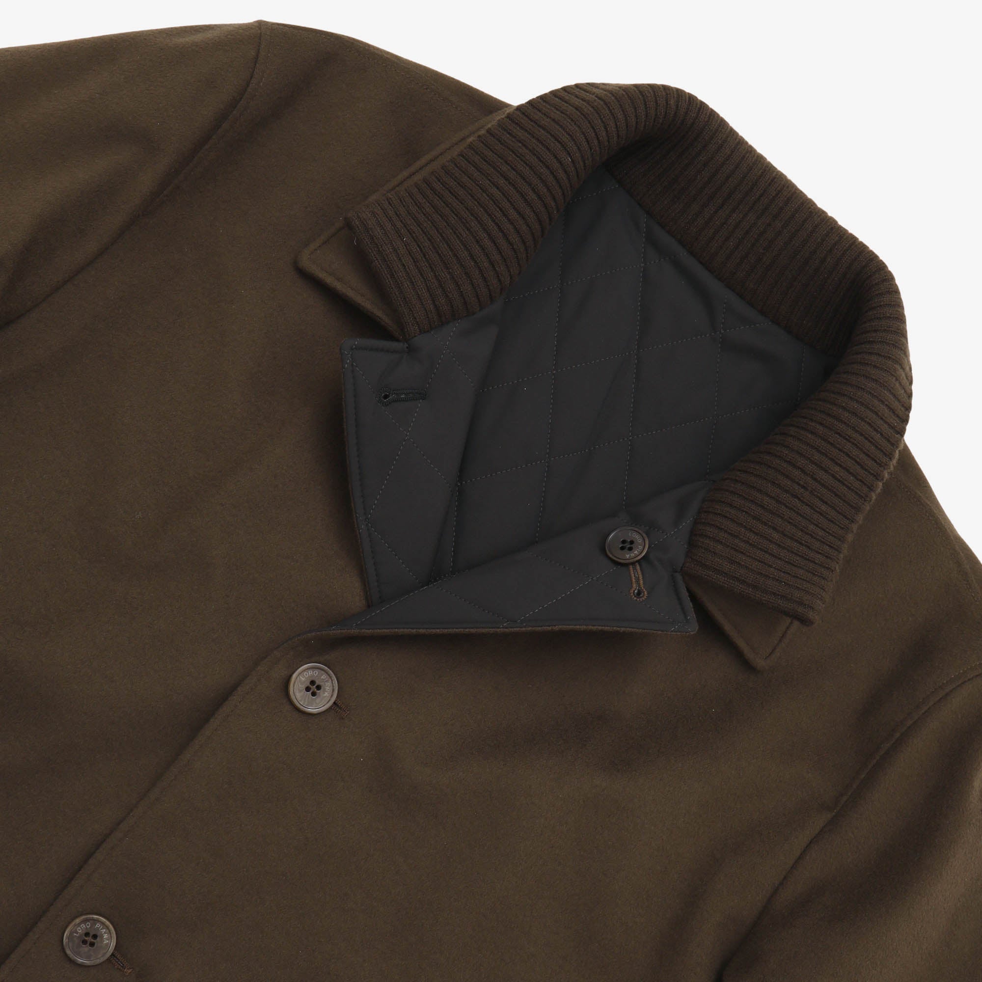 Reversible Cashmere Storm System Coat